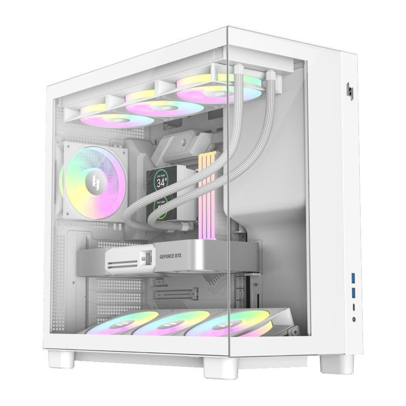 Корпус GameMax NEX C53 White (NEX C53 WH)