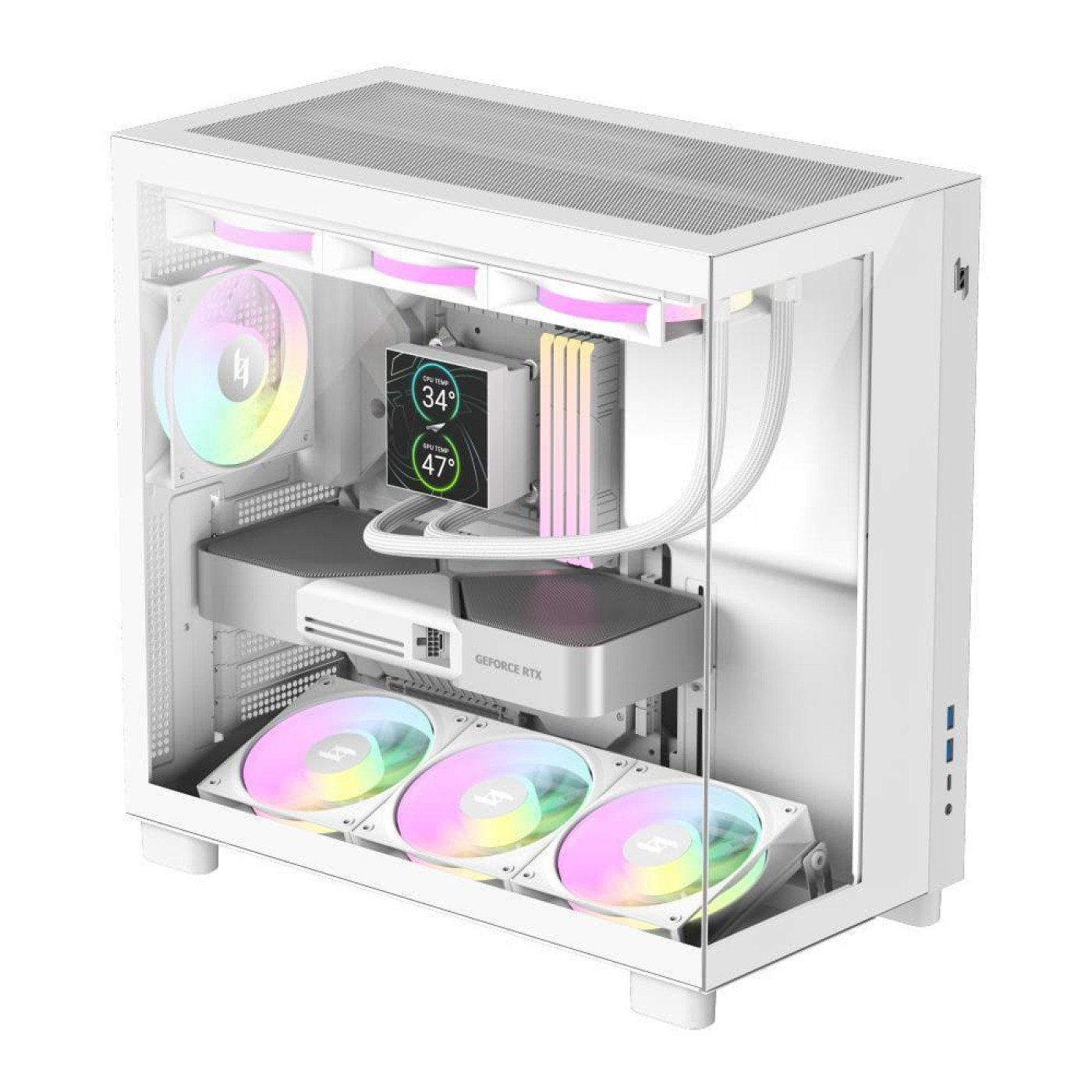 Корпус GameMax NEX C53 White (NEX C53 WH)