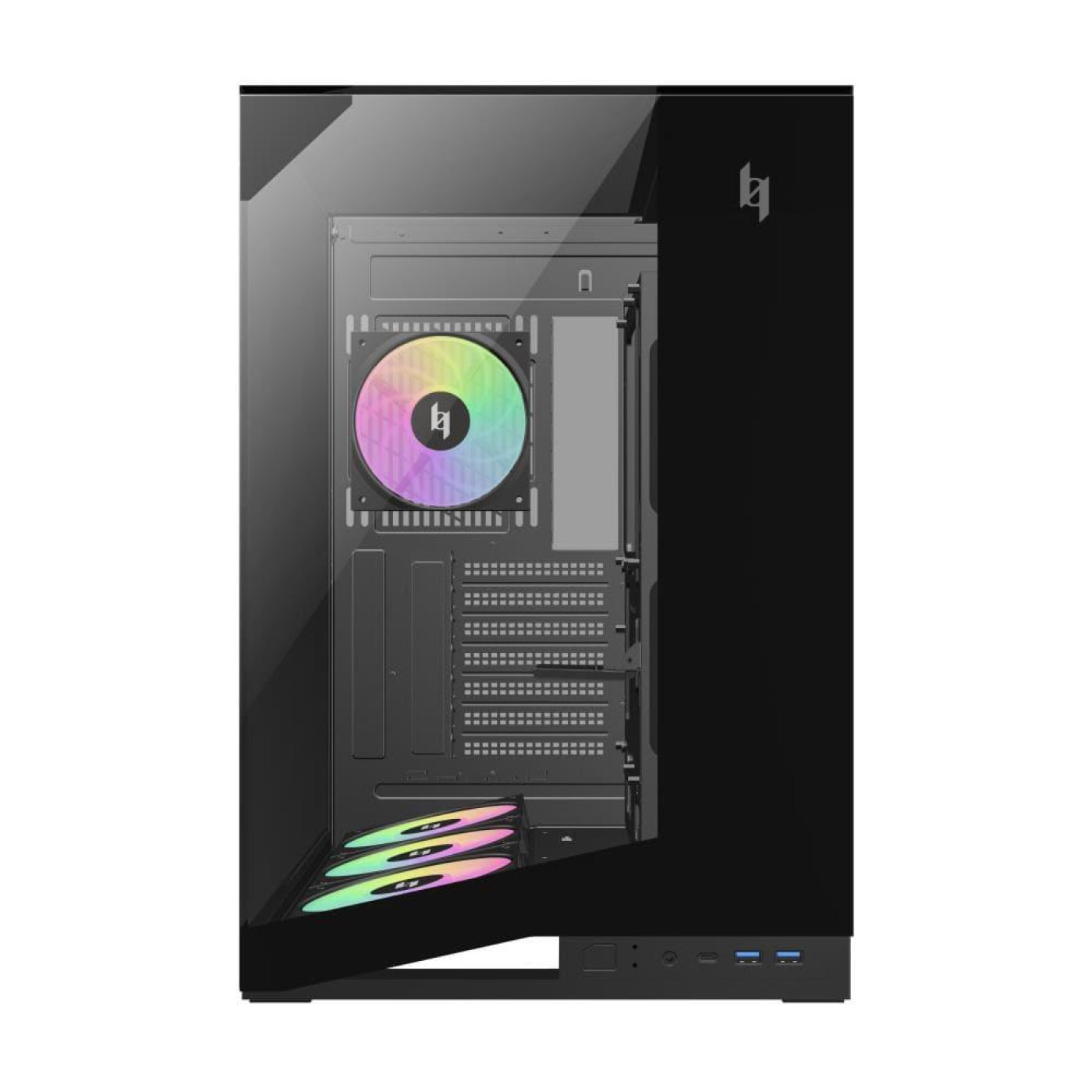 Корпус GameMax NEX C56 VC Black (NEX C56 VC BK)