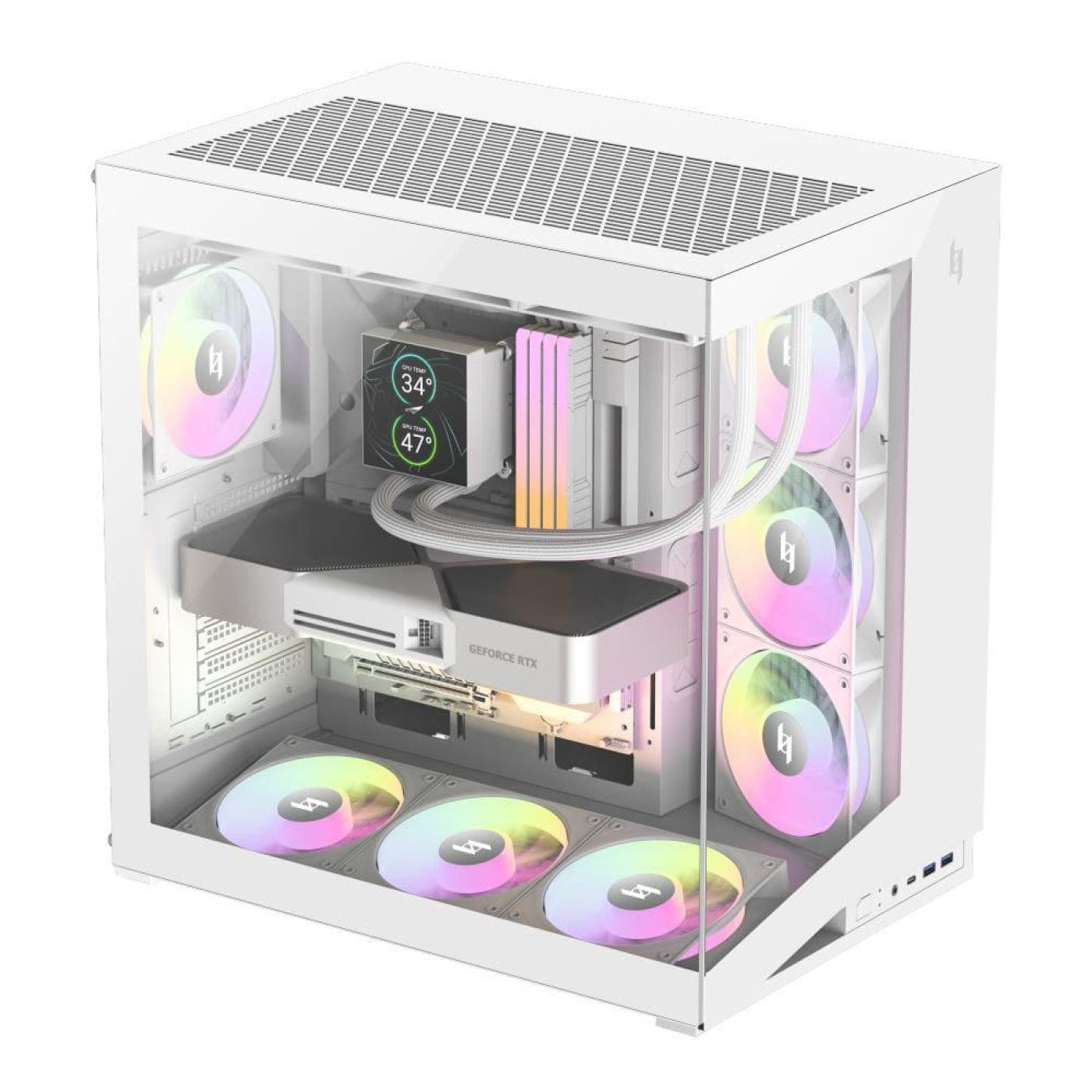 Корпус GameMax NEX C56 White (NEX C56 WH)