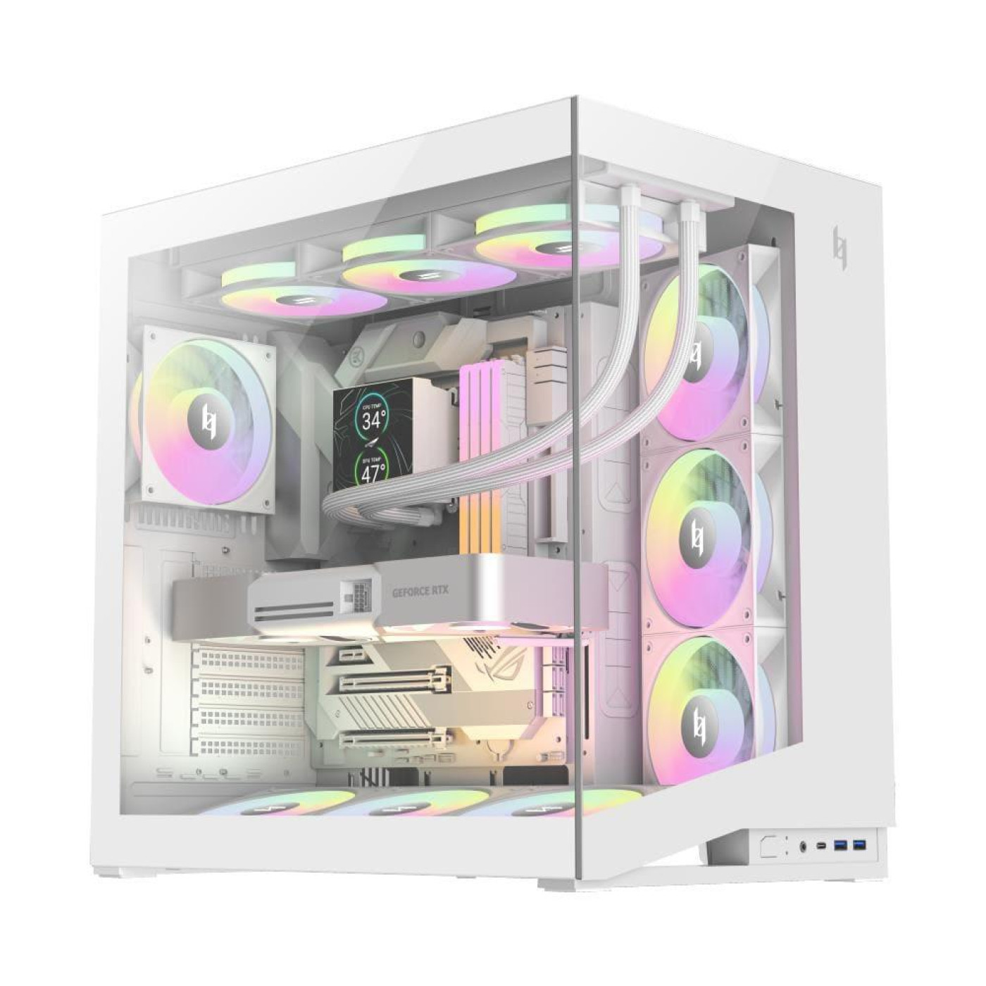 Корпус GameMax NEX C56 White (NEX C56 WH)