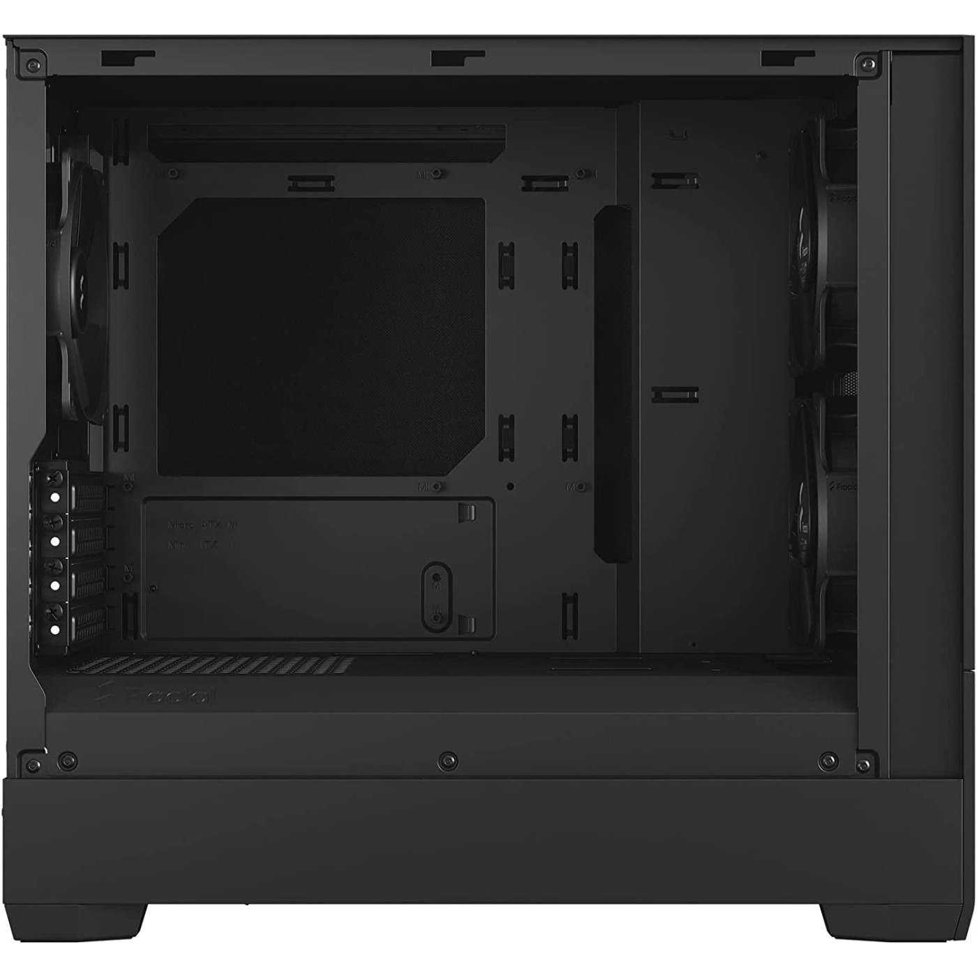 Корпус Fractal Design Pop Mini Silent Black TG Clear (FD-C-POS1M-02) Без БП