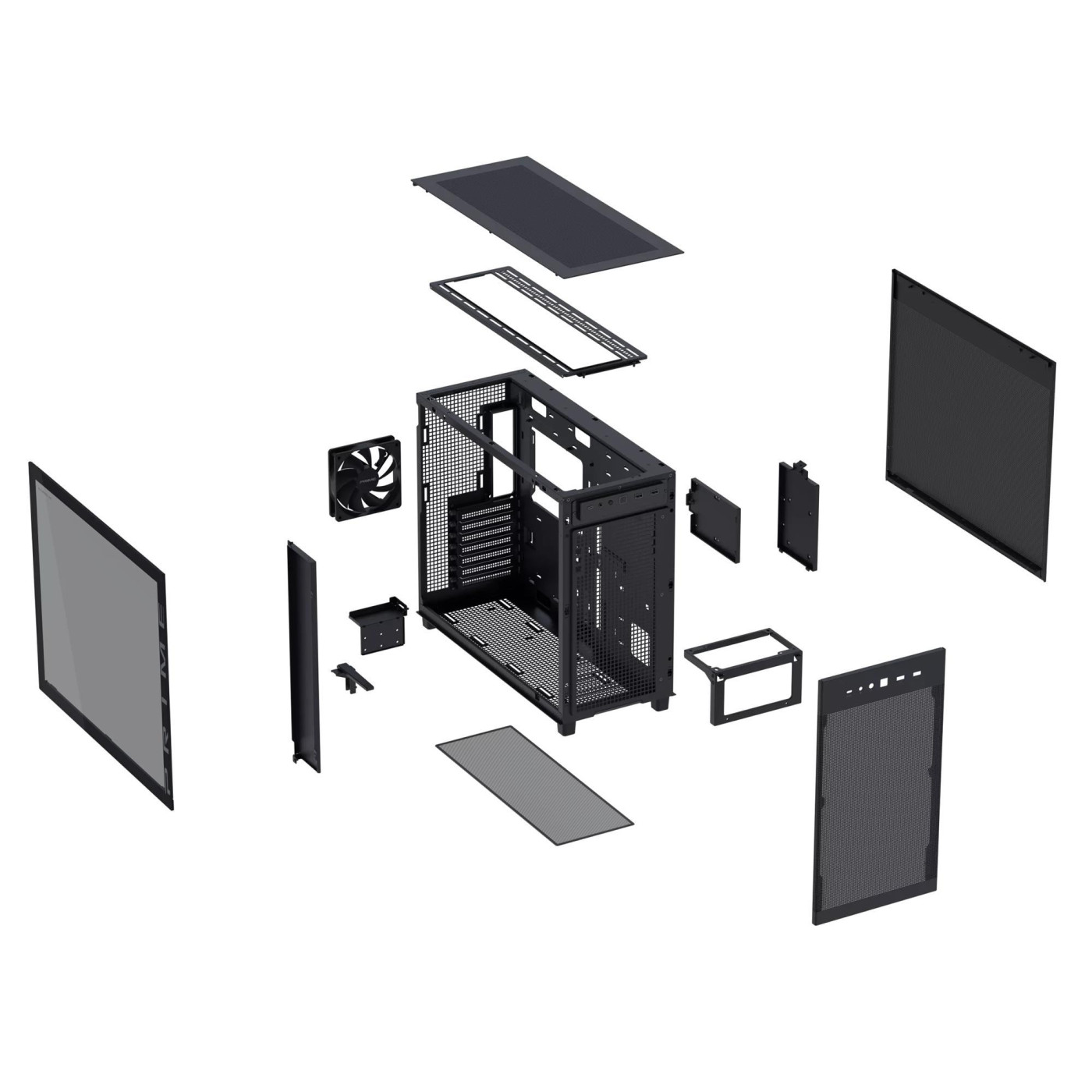 Корпус ASUS Prime AP303 TG Black (90DC00V0-B39010) Без БП