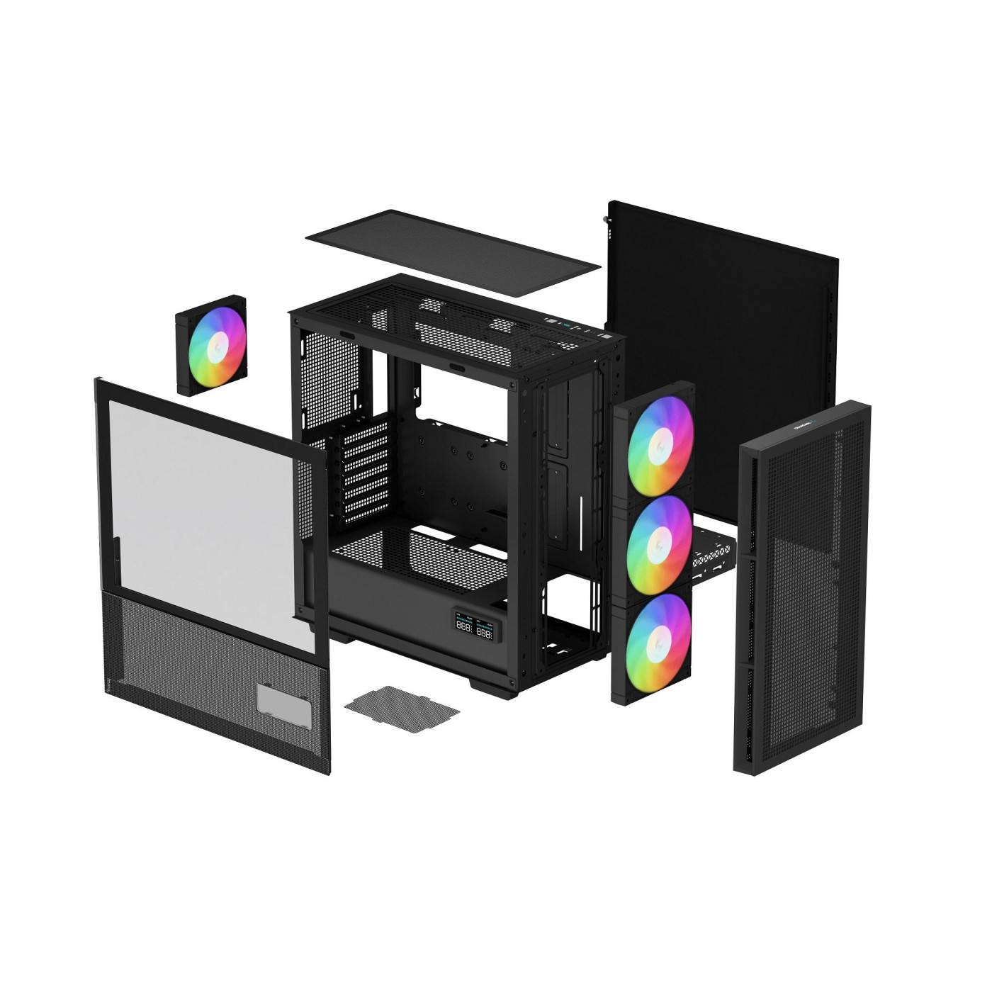 Корпус Deepcool CH560 Digital Black (R-CH560-WHAPE4D-G-1) без БЖ (R-CH560-BKAPE4D-G-1) Без БП