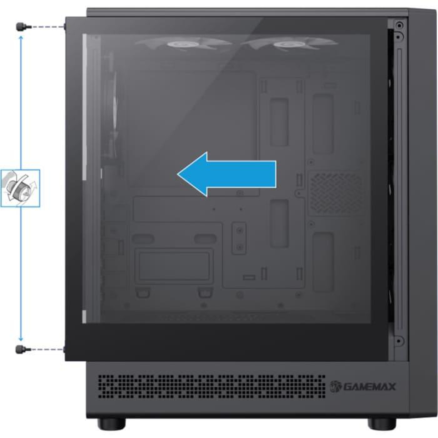 Корпус GameMax Storm 2 AB без БП (Storm 2 AB) U1