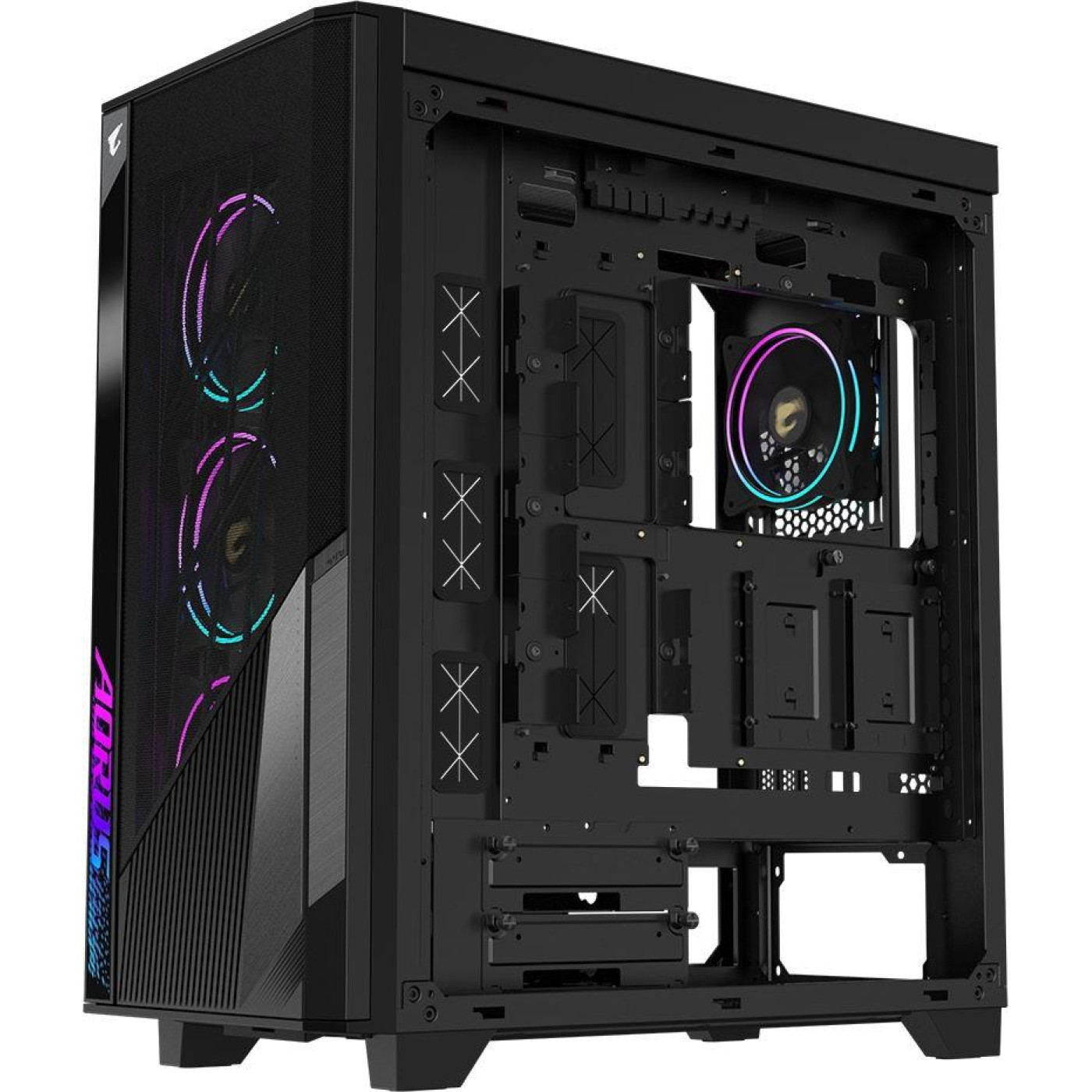 Корпус Gigabyte AORUS C500 GLASS (GB-AC500G ST) Без БП