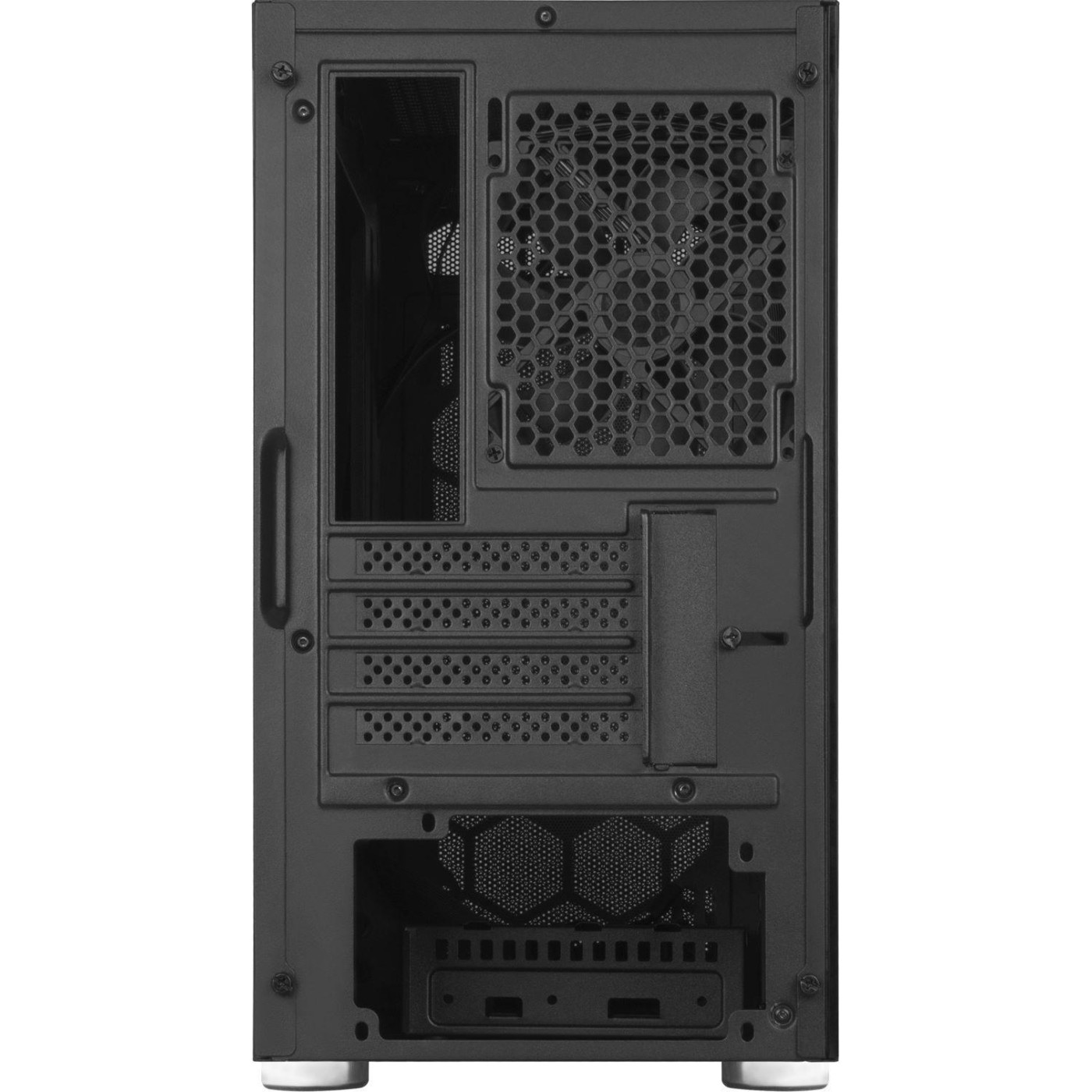 Корпус SilverStone FARA FAH1MB-G, без БЖ, 1xUSB3.0, 2xUSB2.0, 1x120mm Black fan, TG Side Panel, mATX (SST-FAH1MB-G) Без БП