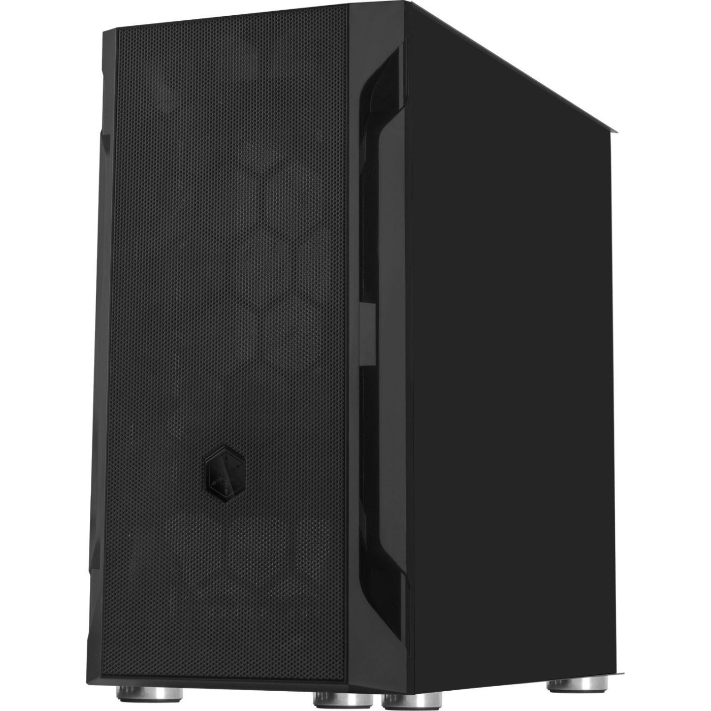 Корпус SilverStone FARA FAH1MB-G, без БЖ, 1xUSB3.0, 2xUSB2.0, 1x120mm Black fan, TG Side Panel, mATX (SST-FAH1MB-G) Без БП