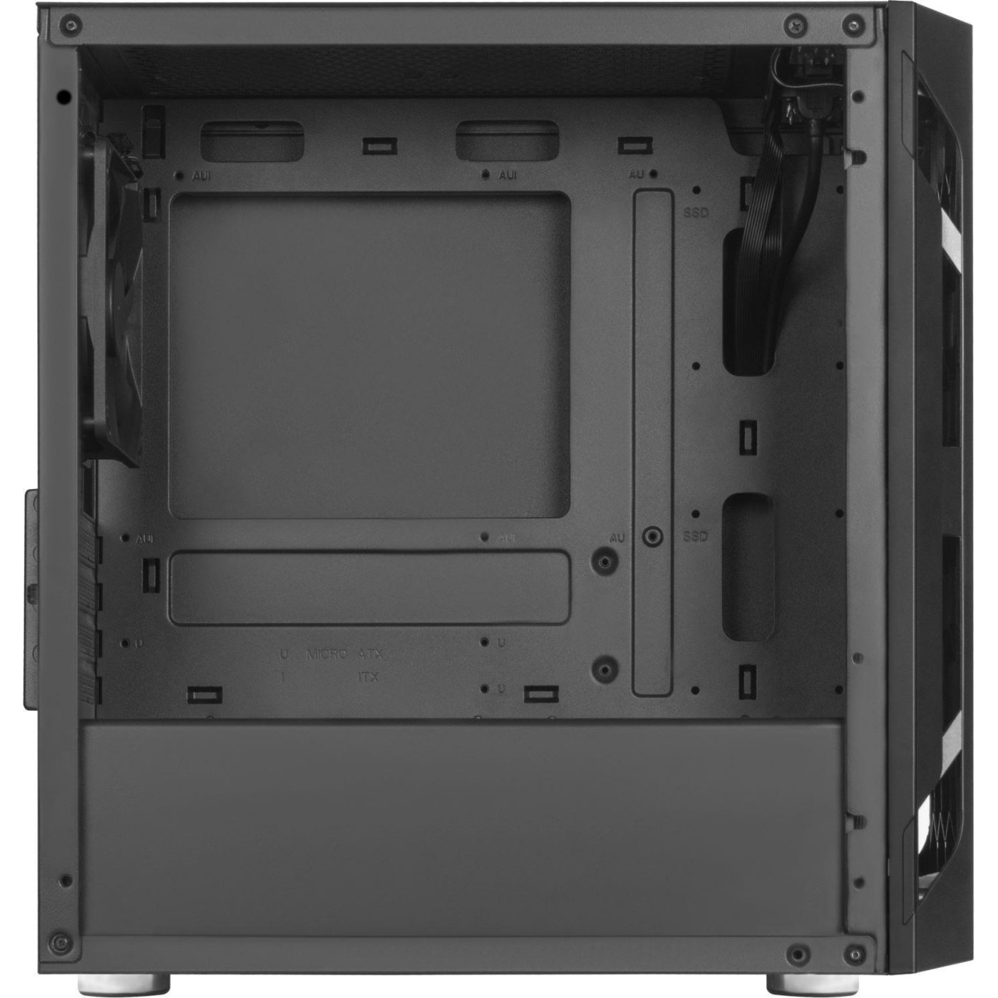 Корпус SilverStone FARA FAH1MB-G, без БЖ, 1xUSB3.0, 2xUSB2.0, 1x120mm Black fan, TG Side Panel, mATX (SST-FAH1MB-G) Без БП