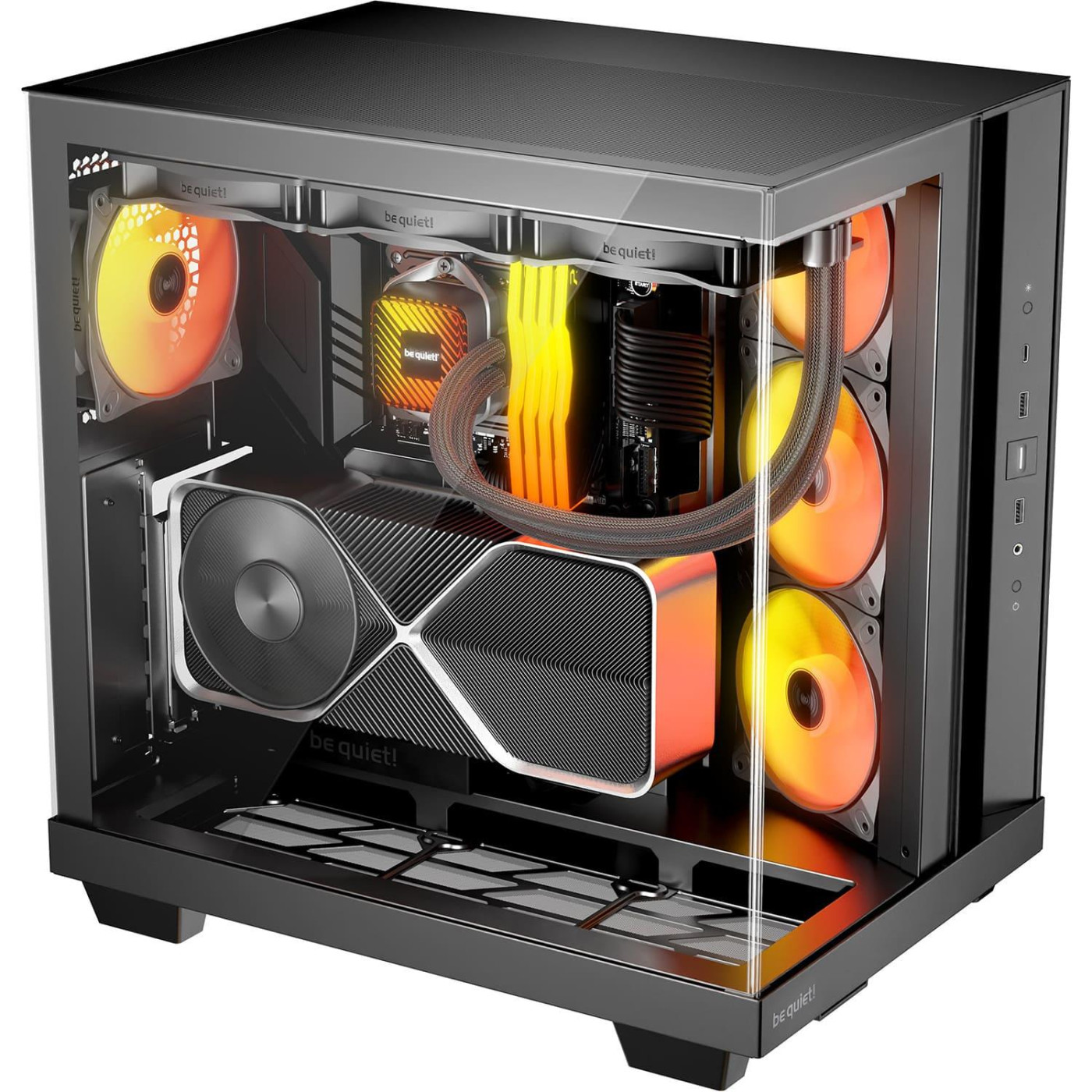 Корпус be quiet! Light Base 500 LX Tempered Glass без БП Black (BGW85)