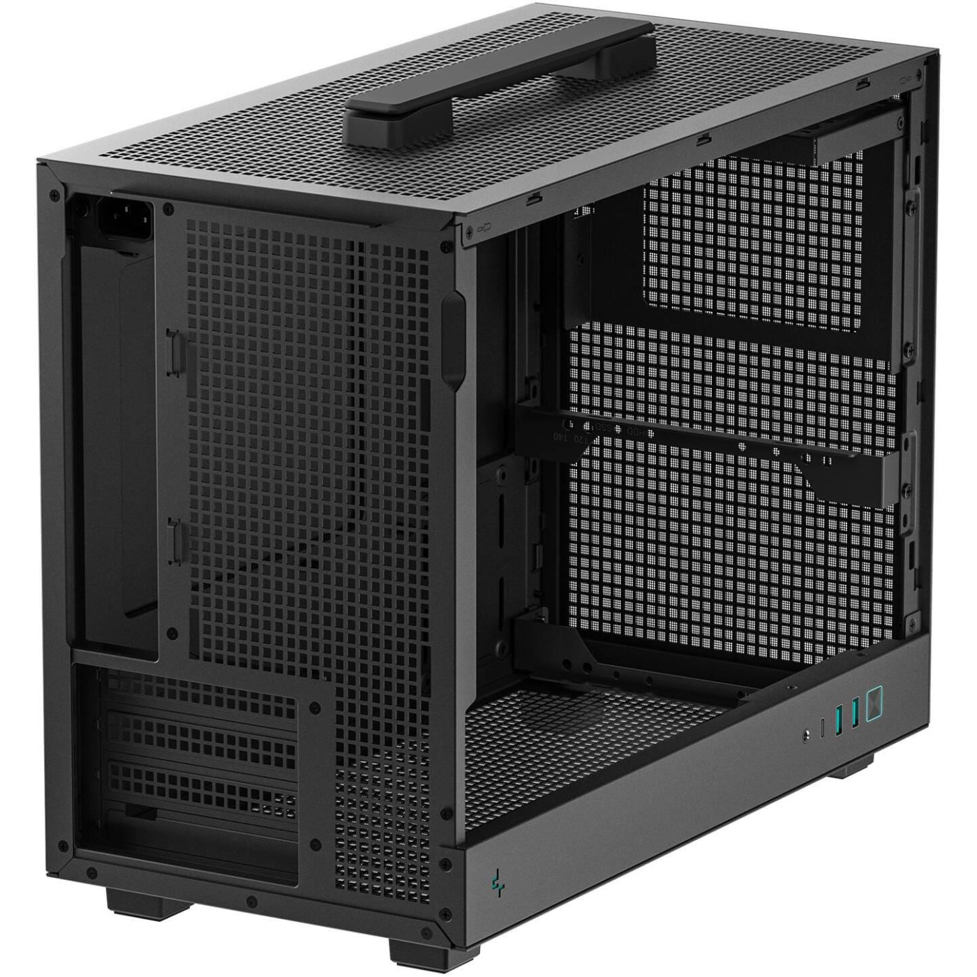 Корпус Deepcool CH160 PLUS Black (R-CH160-BKNGM0-G)