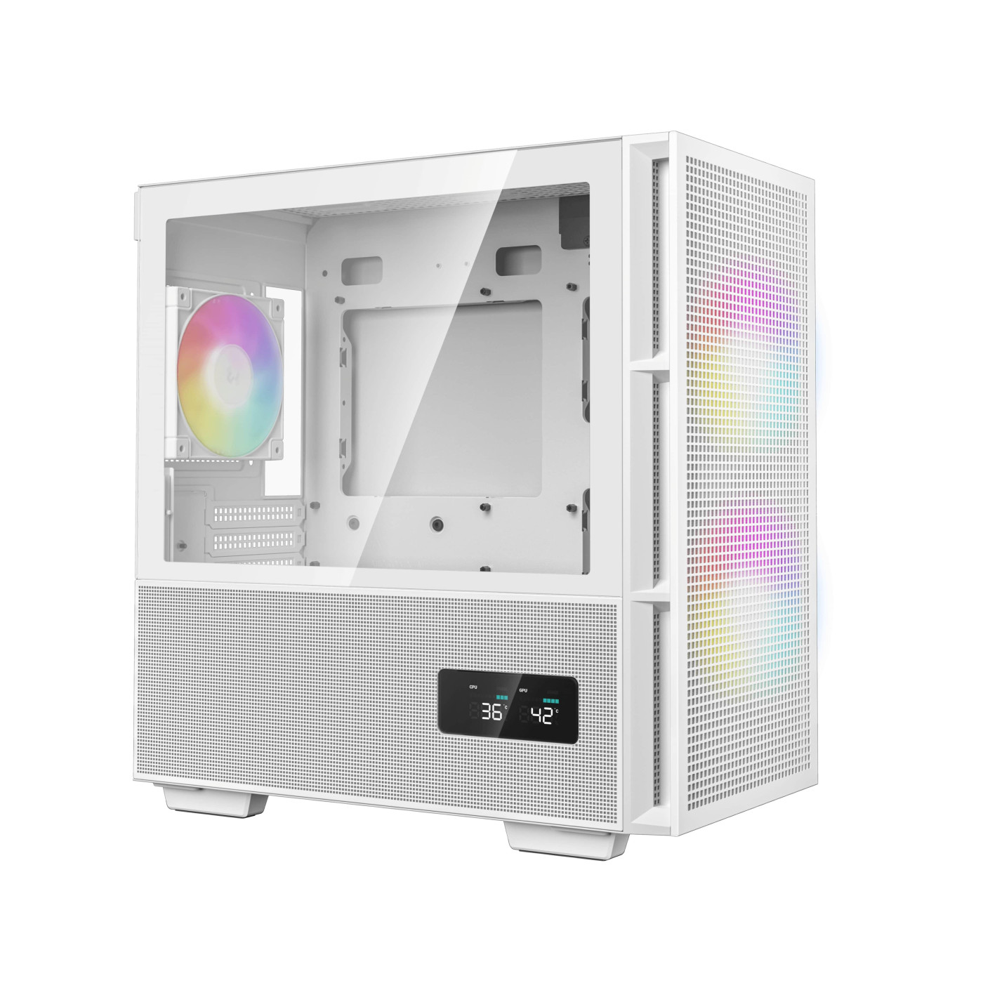 Корпус Deepcool CH360 Digital White без БЖ (R-CH360-WHAPE3D-G-1) Без БП