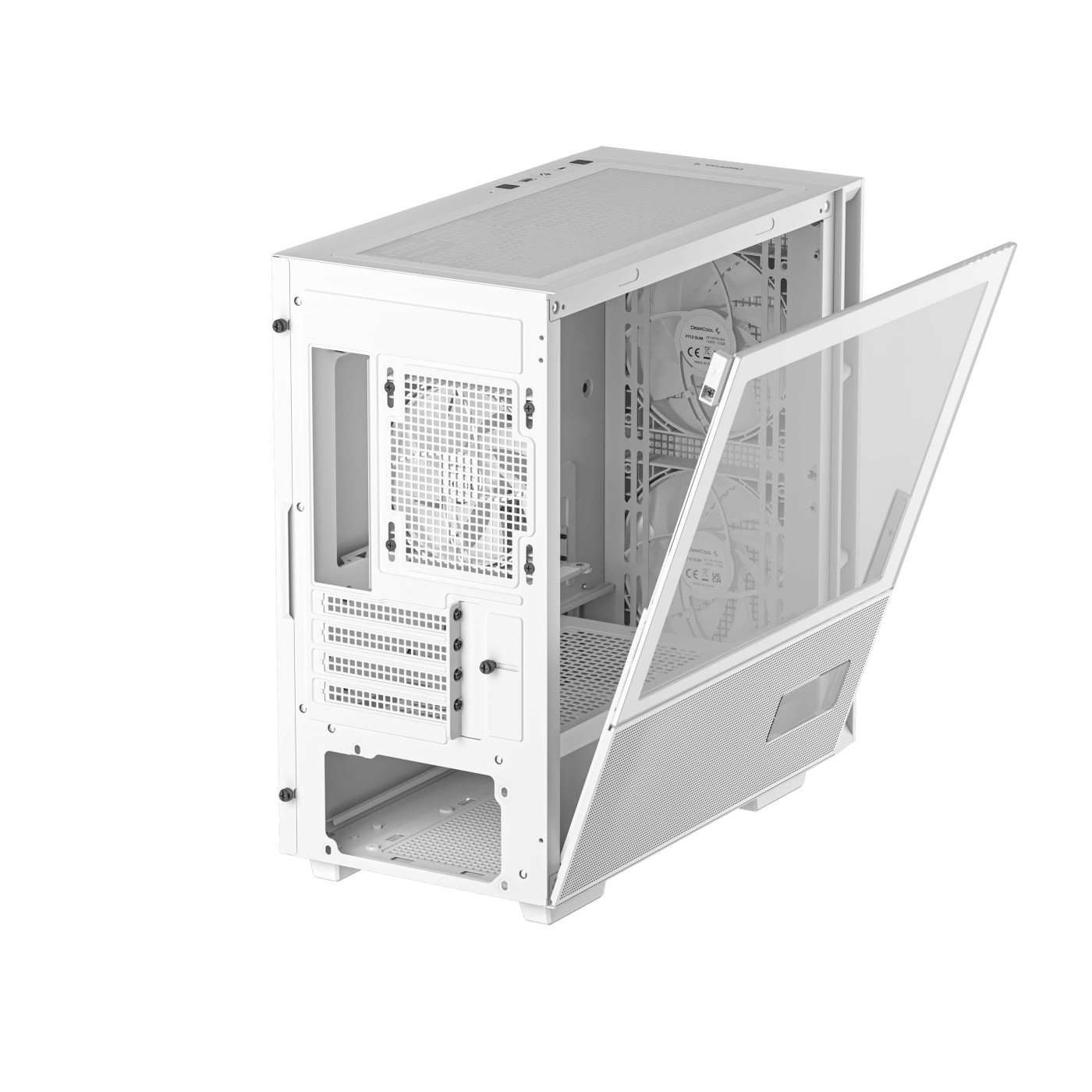 Корпус Deepcool CH360 Digital White без БЖ (R-CH360-WHAPE3D-G-1) Без БП