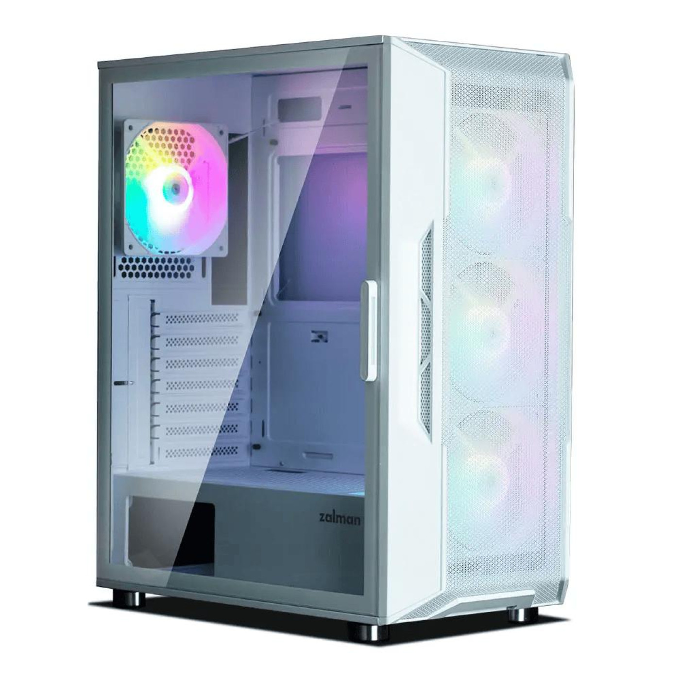 Корпус Zalman I3 Neo Mesh Tempered Glass без БЖ White (I3NEOWHITE)