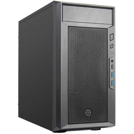 Корпус SilverStone FARA FA311-B, без БЖ, 2xUSB3.0, 1xUSB2.0, Steel Side Panel, mATX, Black (SST-FA311-B) Без БП