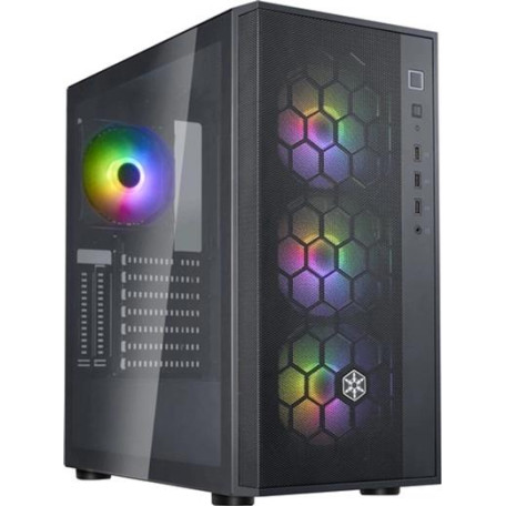 Корпус SilverStone FARA FAR1B-PRO-V2, без БЖ, 2xUSB3.0, 1xUSB2.0, 4x120mm ARGB fan, TG Side Panel, A (SST-FAR1B-PRO-V2) Без БП