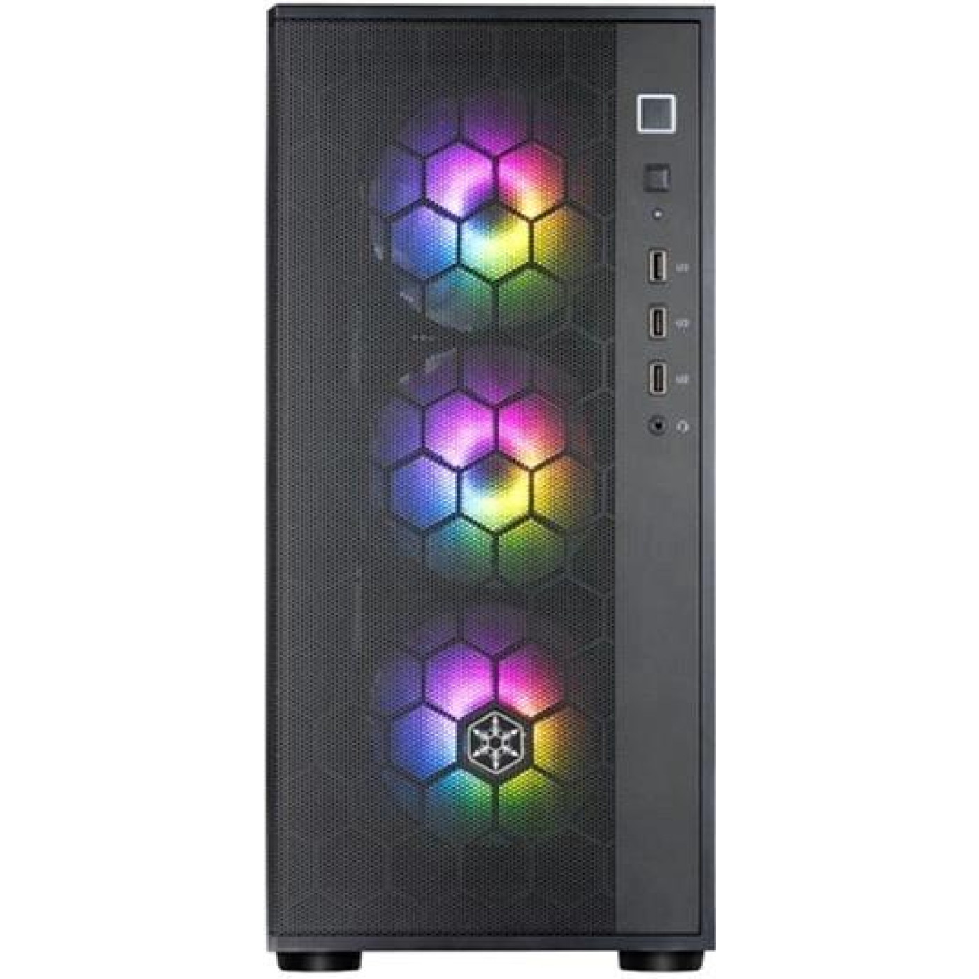 Корпус SilverStone FARA FAR1B-PRO-V2, без БЖ, 2xUSB3.0, 1xUSB2.0, 4x120mm ARGB fan, TG Side Panel, A (SST-FAR1B-PRO-V2) Без БП