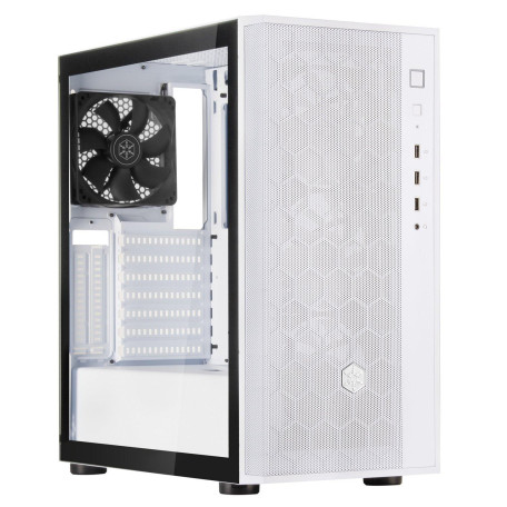 Корпус SilverStone FARA FAR1W-G-V2, без БЖ, 2xUSB3.0, 1xUSB2.0, 1x120mm Black fan, TG Side Panel, AT (SST-FAR1W-G-V2) Без БП