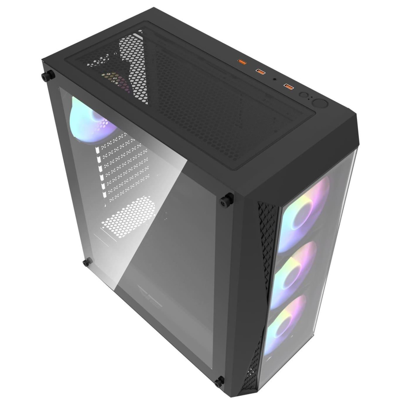 Корпус Darkflash DK352 Plus без БЖ (DK352 PLUS BLACK) Без БП
