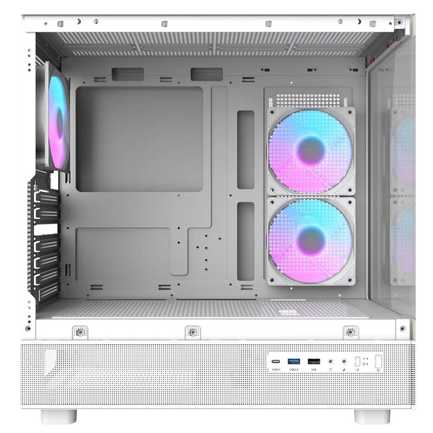 Корпус Darkflash DPX90 без БЖ White (DPX90 WHITE) Без БП