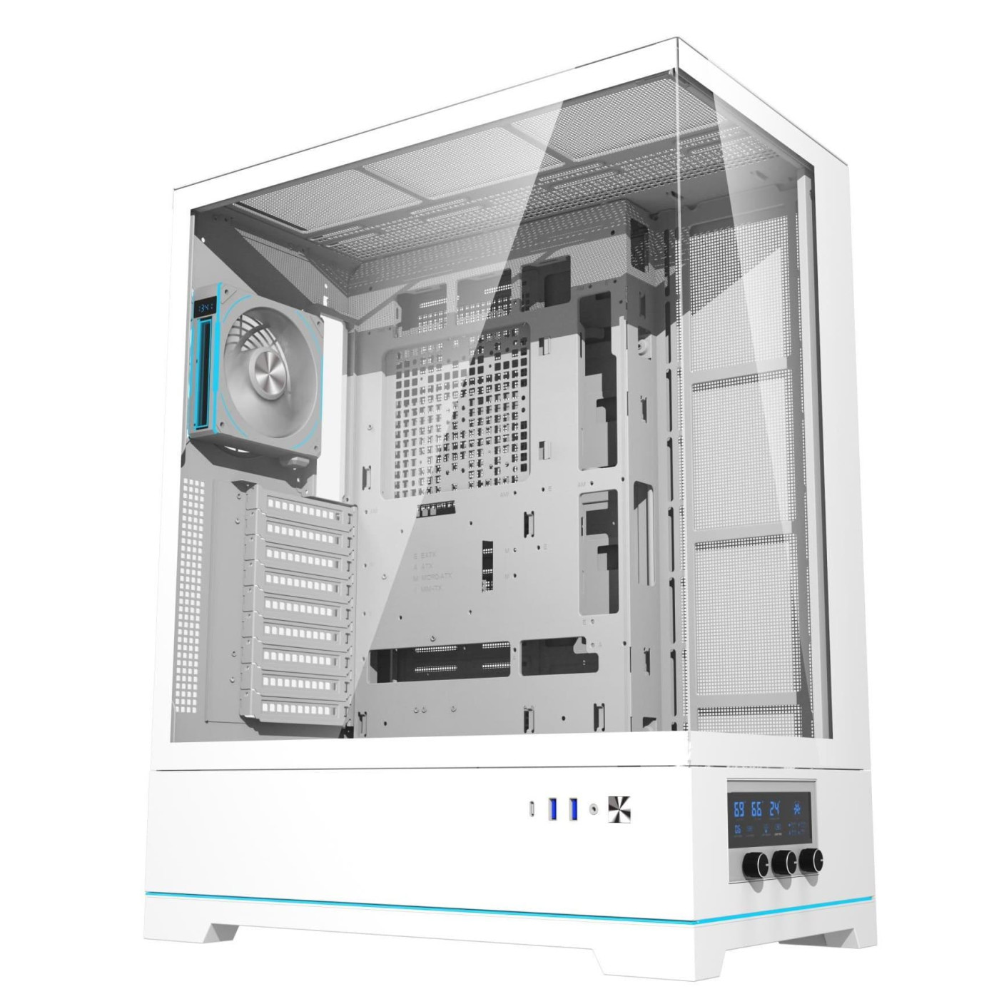 Корпус Darkflash DY451L PRO без БЖ White (DY451L PRO WHITE)