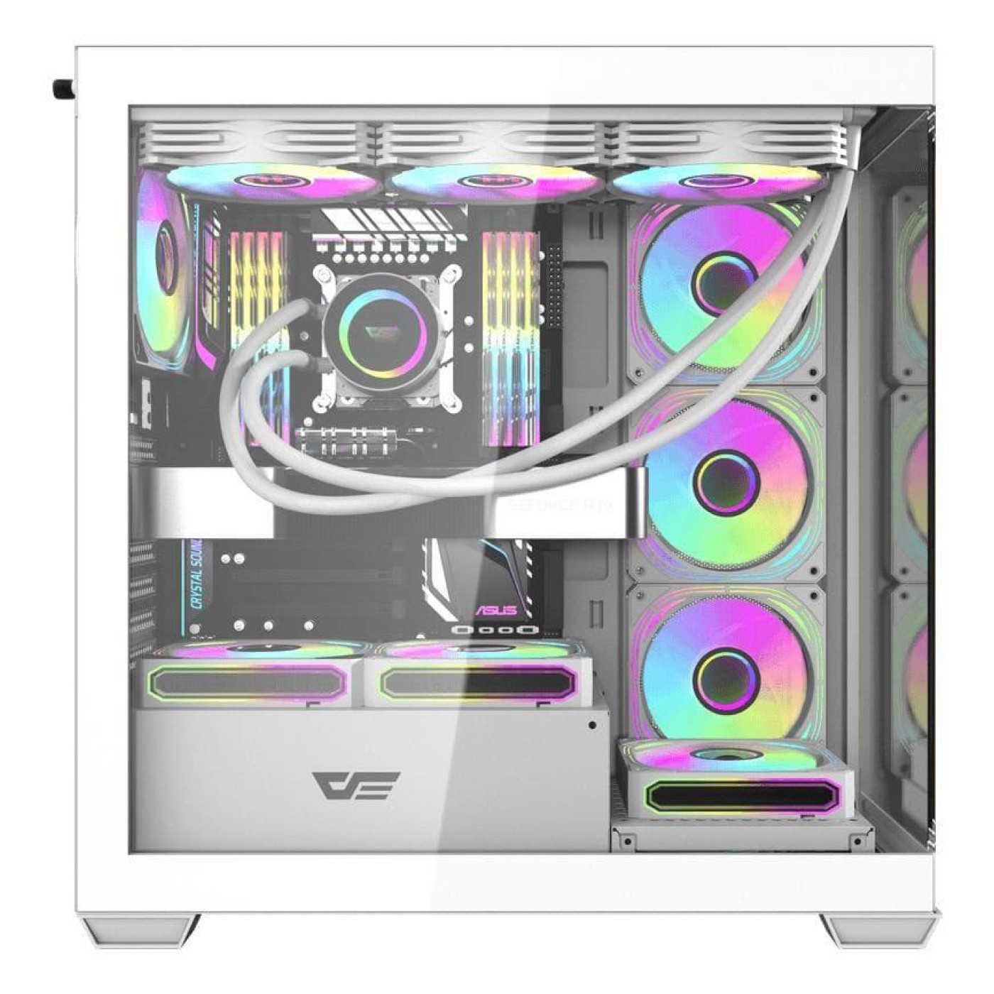 Корпус Darkflash DS900W без БЖ White (DS900W WHITE)