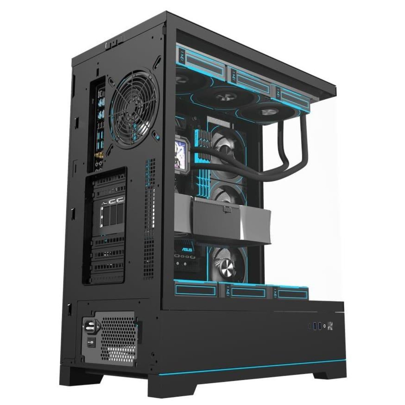 Корпус Darkflash DY451L PRO без БП Black (DY451L PRO BLACK)