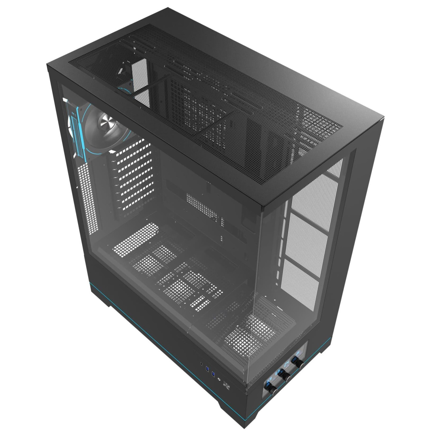 Корпус Darkflash DY451L PRO без БП Black (DY451L PRO BLACK)