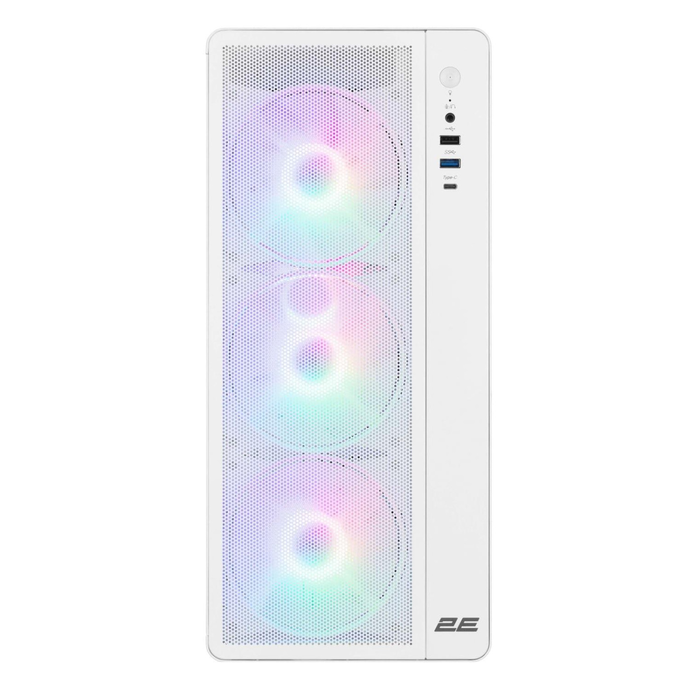 Корпус 2E GAMING Credo Plus V510W ARGB без БП White (2E-V510W)