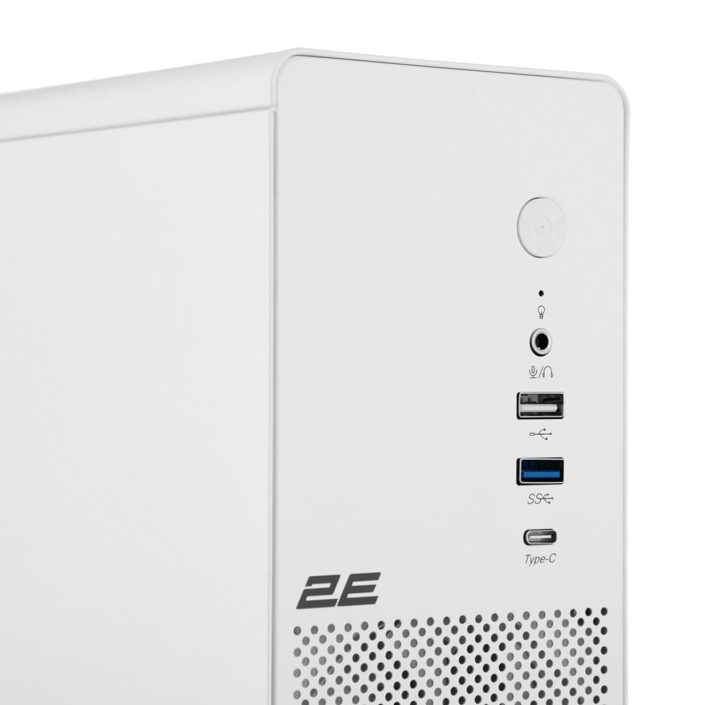 Корпус 2E Credo Slim V90W-400 с БП ATX400 White (2E-V90W-400)