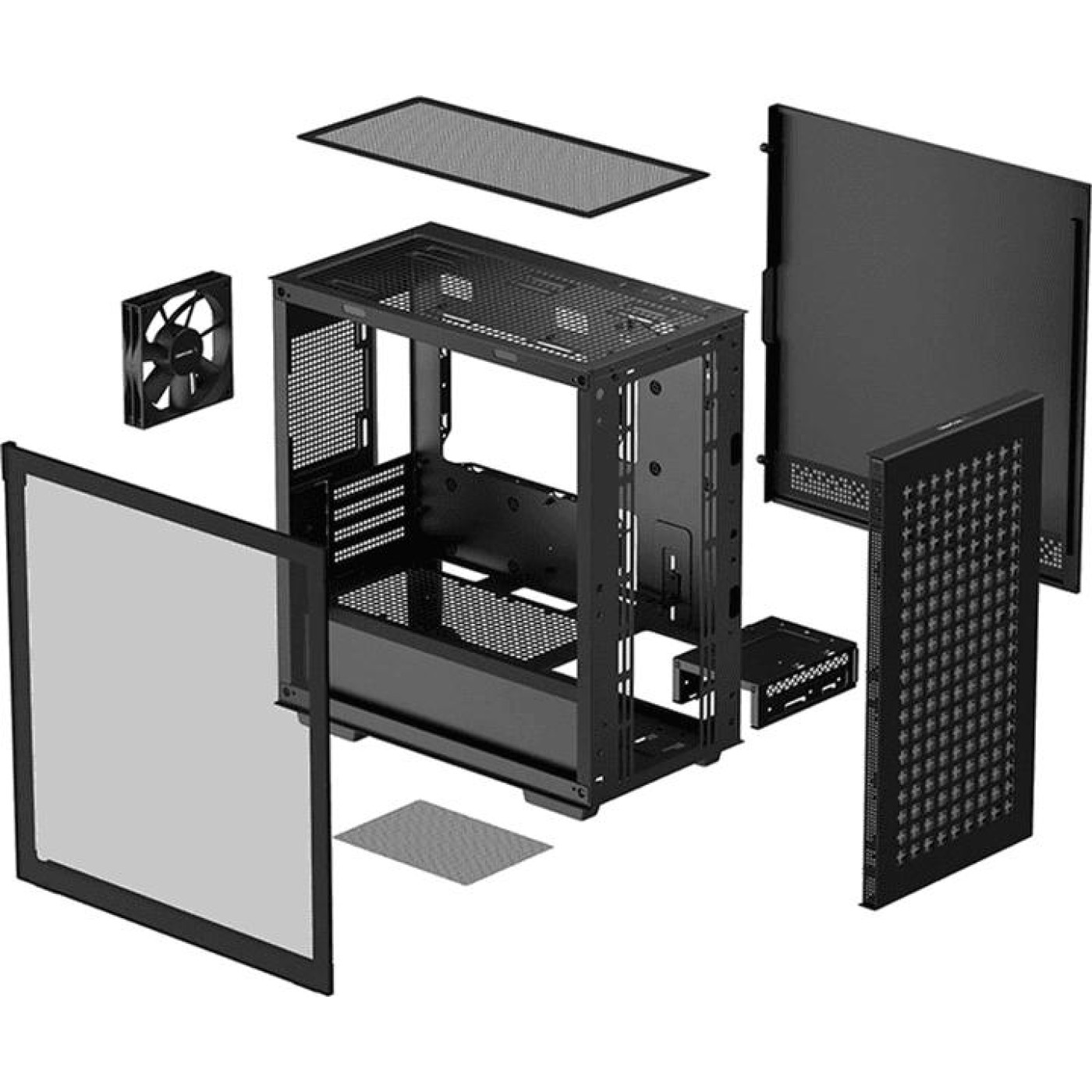 Корпус Deepcool CH370 Black (R-CH370-BKNAM1-G-1)