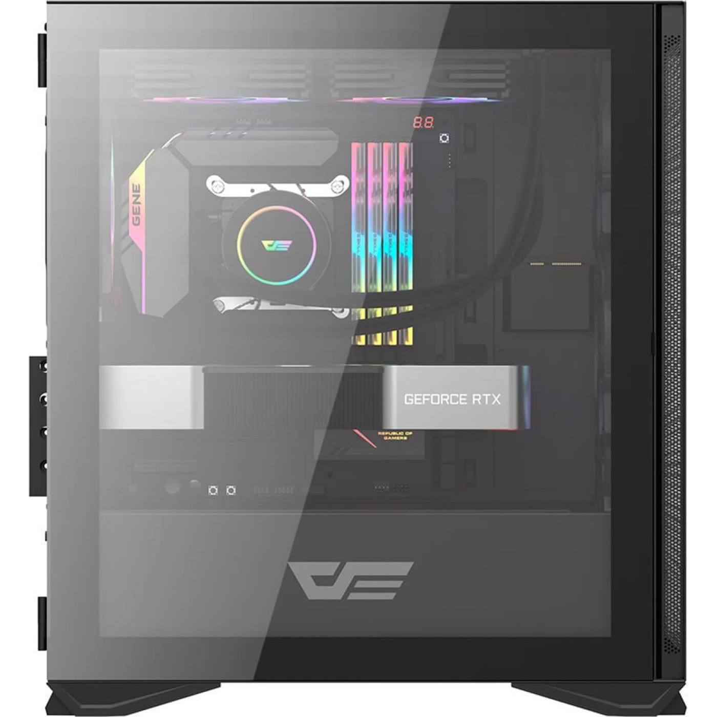 Корпус Darkflash DLM200 BLACK mATX (DLM200 BLACK) Без БП