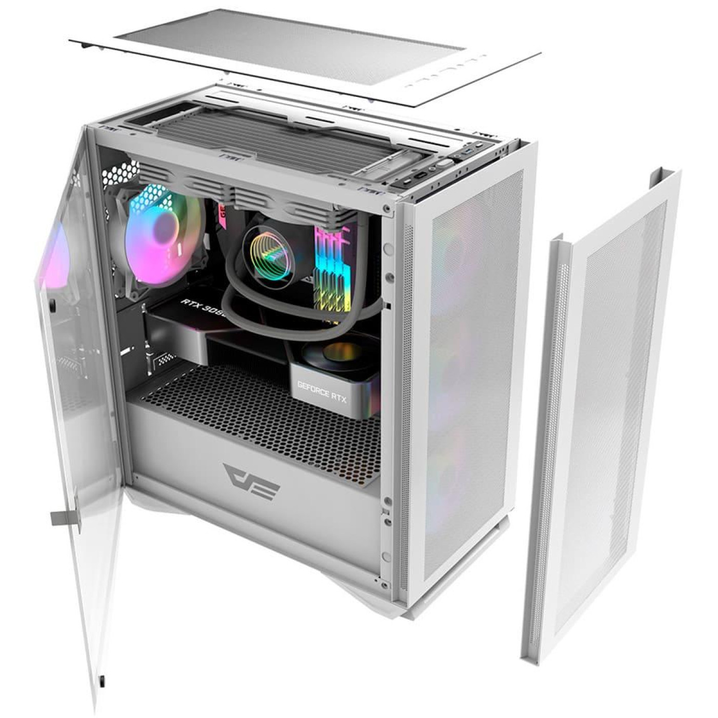 Корпус Darkflash DLM200 WHITE mATX (DLM200 WHITE) Без БП