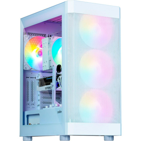 Корпус Zalman I4 Tempered Glass без БЖ White (I4TGWHITE)