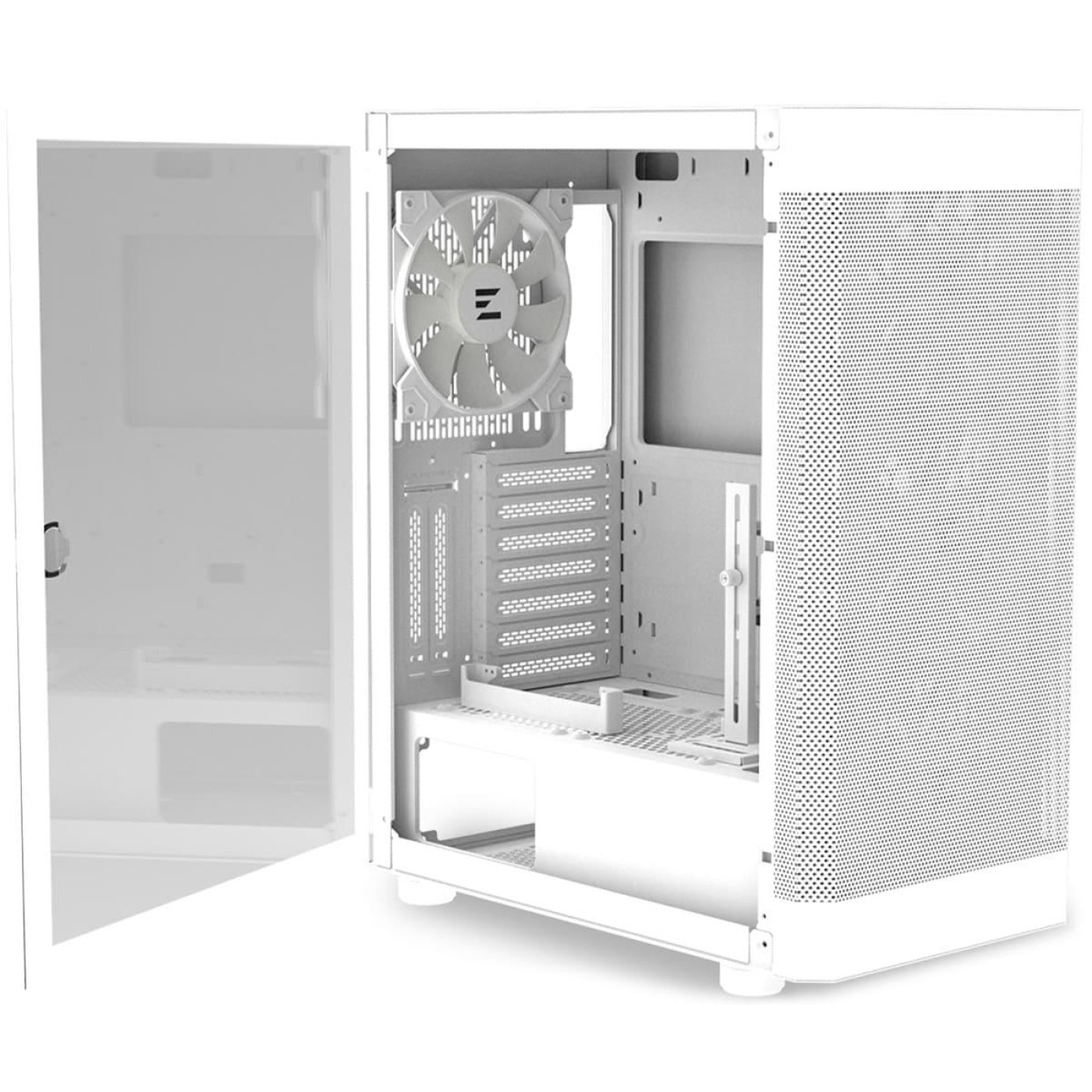 Корпус Zalman I4 Tempered Glass без БЖ White (I4TGWHITE)