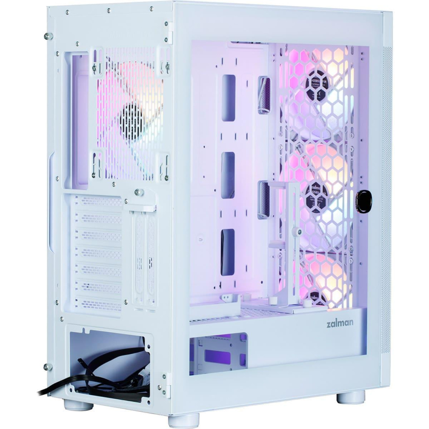 Корпус Zalman I4 Tempered Glass без БЖ White (I4TGWHITE)