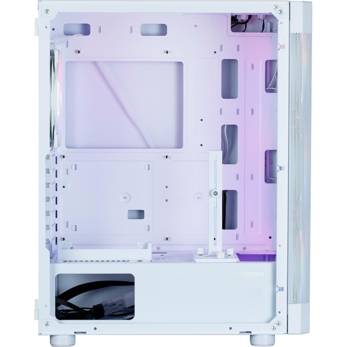 Корпус Zalman I4 Tempered Glass без БЖ White (I4TGWHITE)