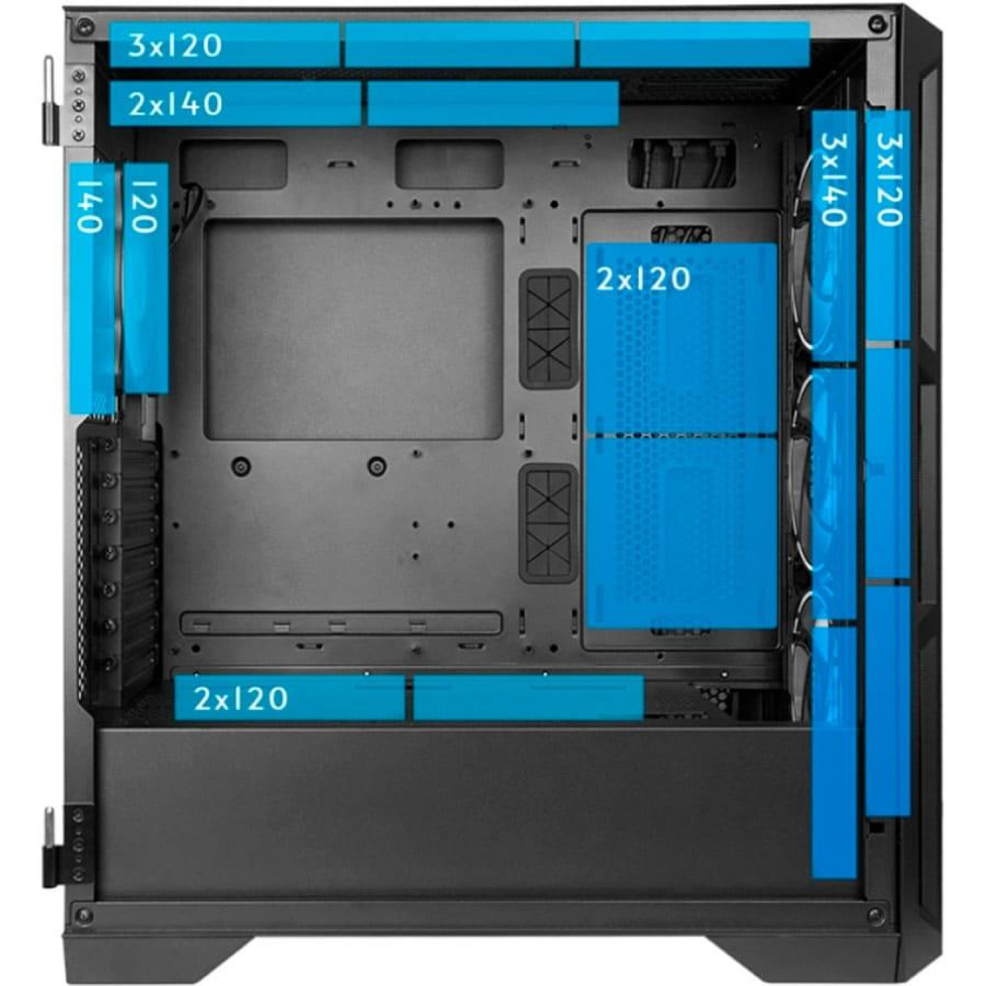 Корпус Chieftec APEX LUMO (GA-01B-L-OP) Без БП