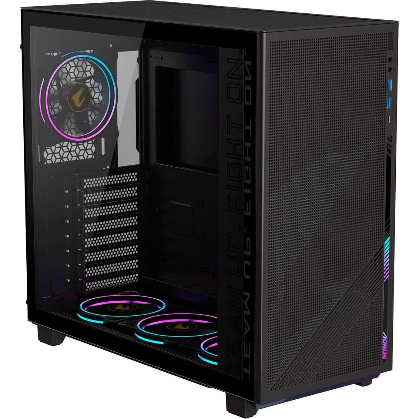 Корпус GIGABYTE AORUS C400 Glass без БЖ Black (GB-AC400G)