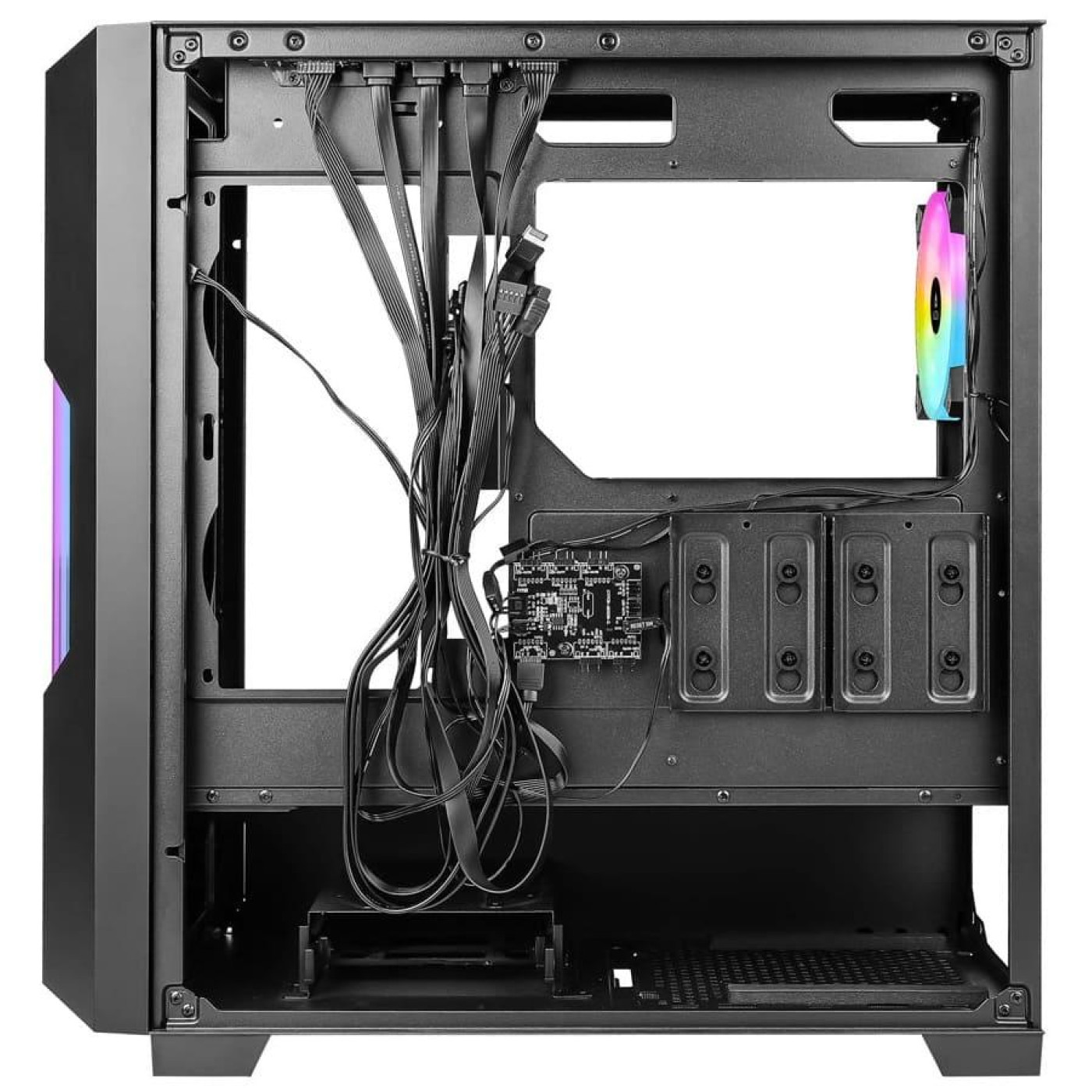 Корпус AZZA GUARDIAN GLASS Black (CSAZ-520BG) Без БП