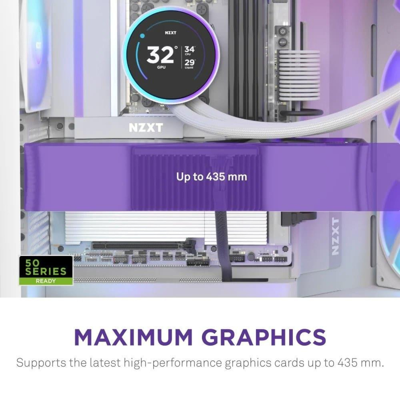 Корпус NZXT H9 Flow RGB Tempered Glass без БЖ White (CM-H92FW-R1)