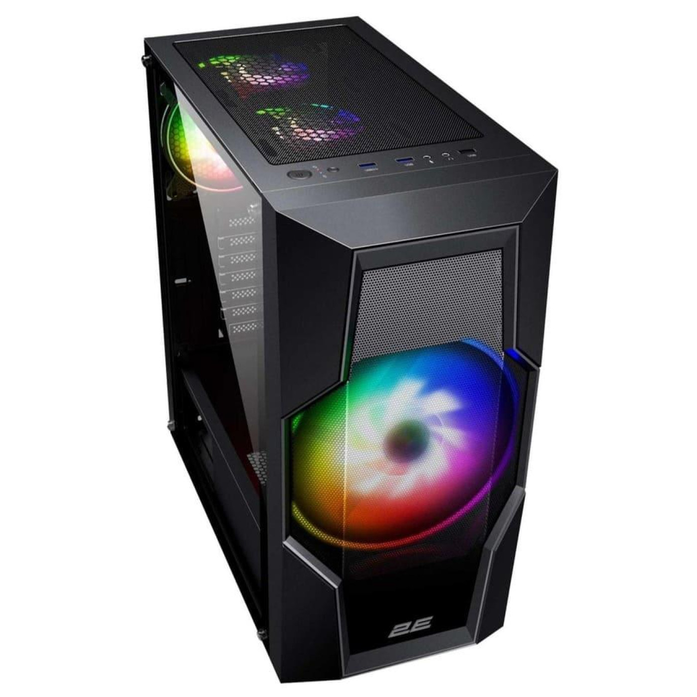Корпус 2E Gaming Turbo Black (2E-G2057B) Без БП
