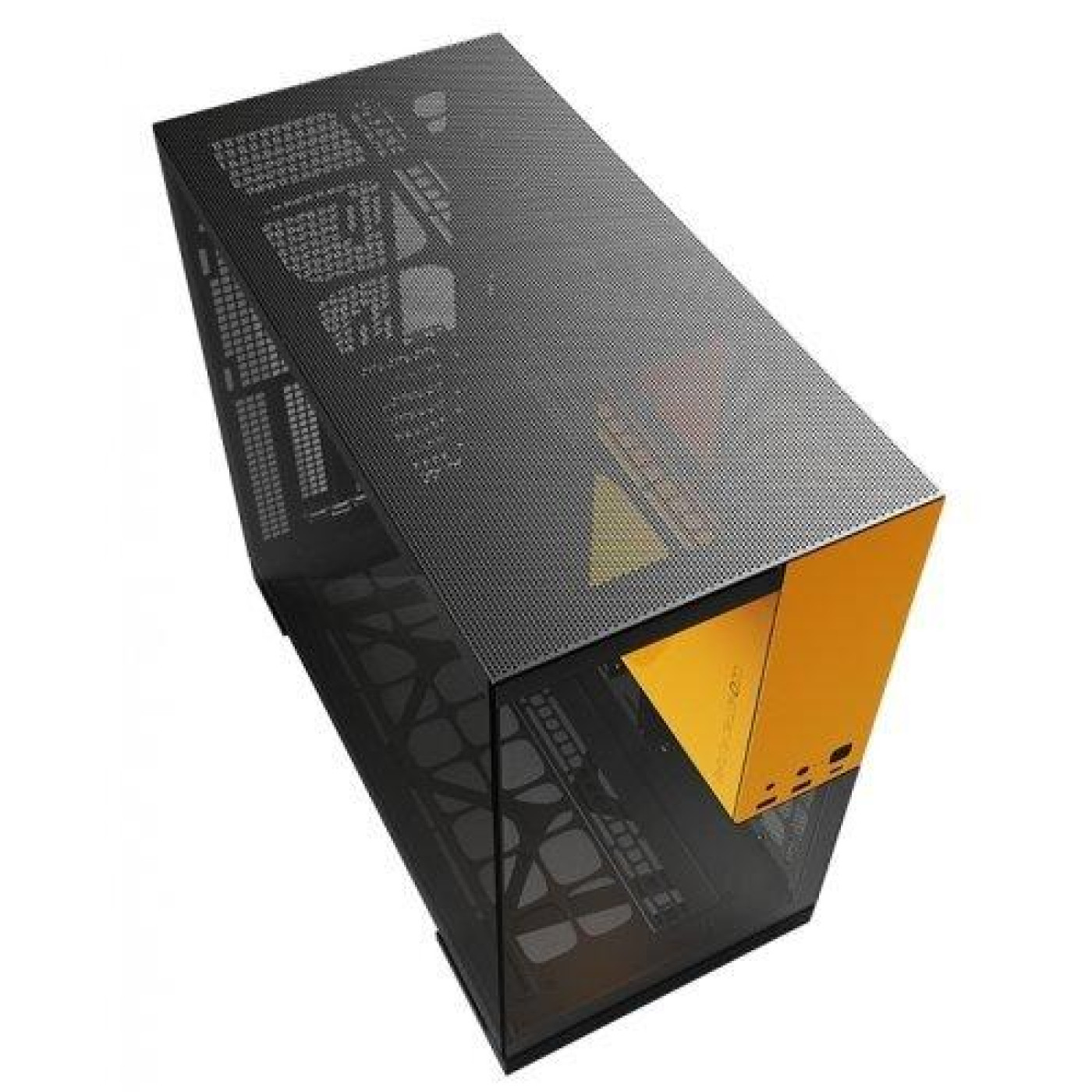 Корпус Geometric Future Model 5 Glass без БЖ Black/Yellow (GEO-M5-BY) Без БП