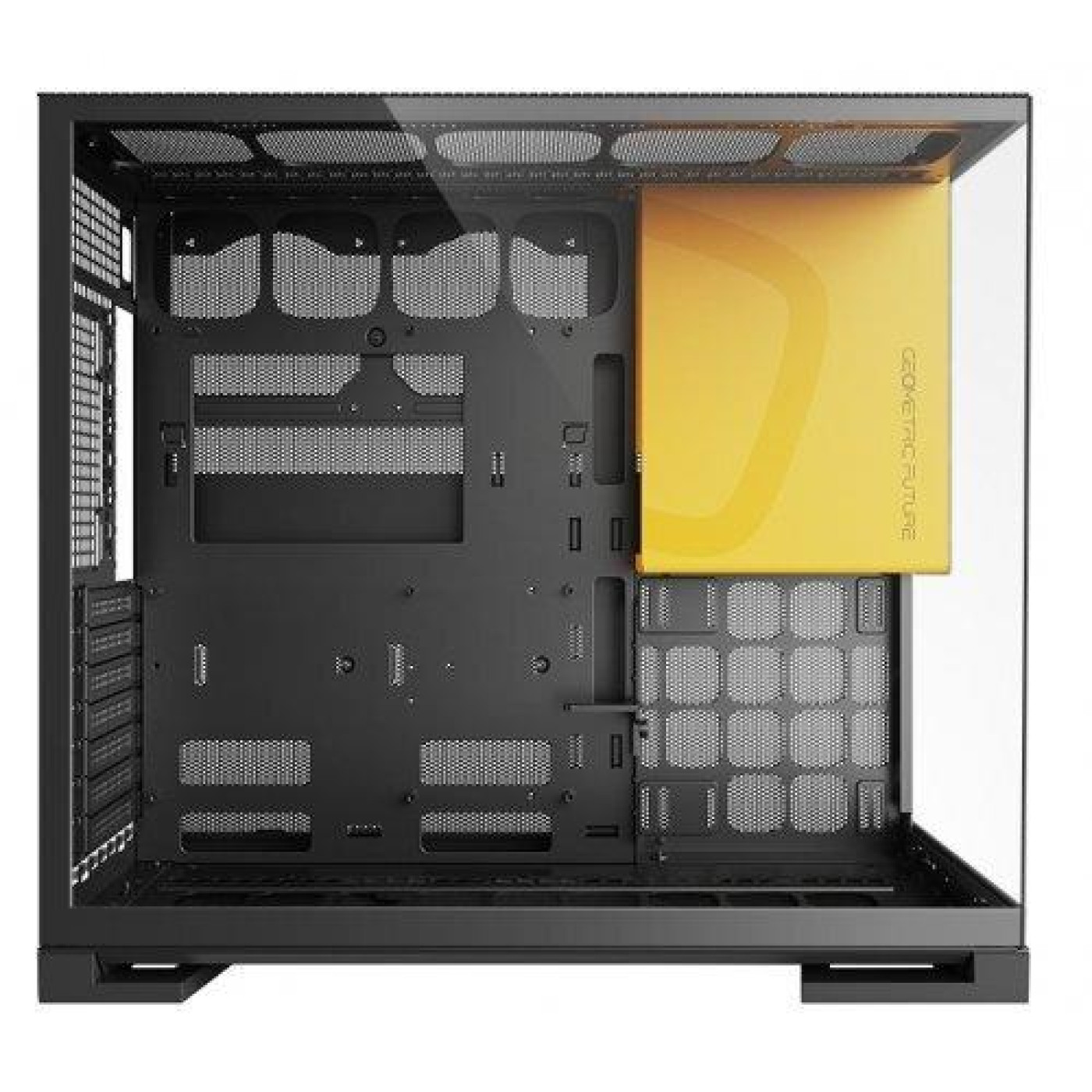 Корпус Geometric Future Model 5 Glass без БЖ Black/Yellow (GEO-M5-BY) Без БП