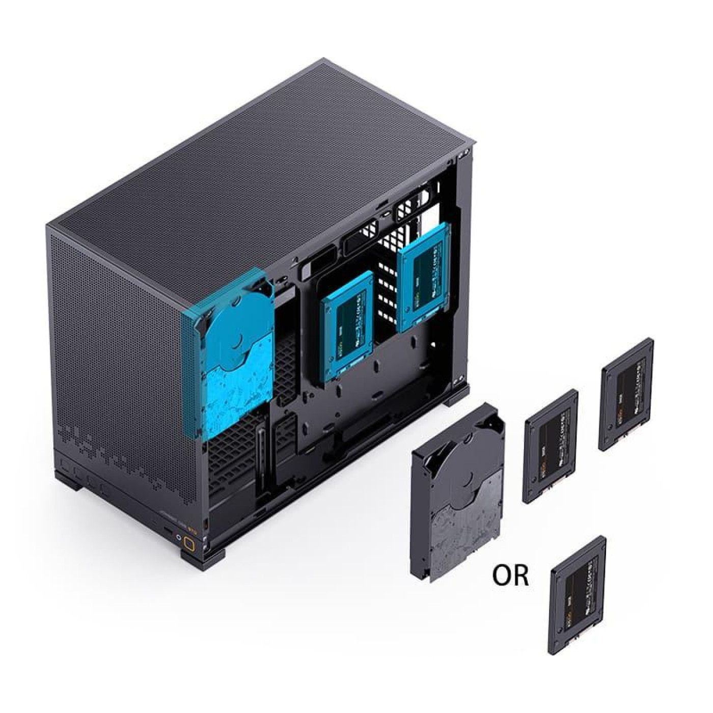 Корпус Jonsbo D32 STD Black (D32 STD Black)