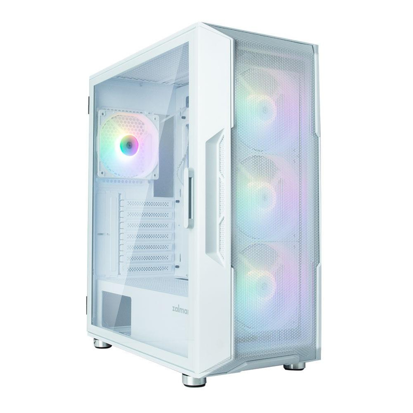 Корпус Zalman I3 Neo Mesh Tempered Glass без БЖ White (I3NEOWHITE)