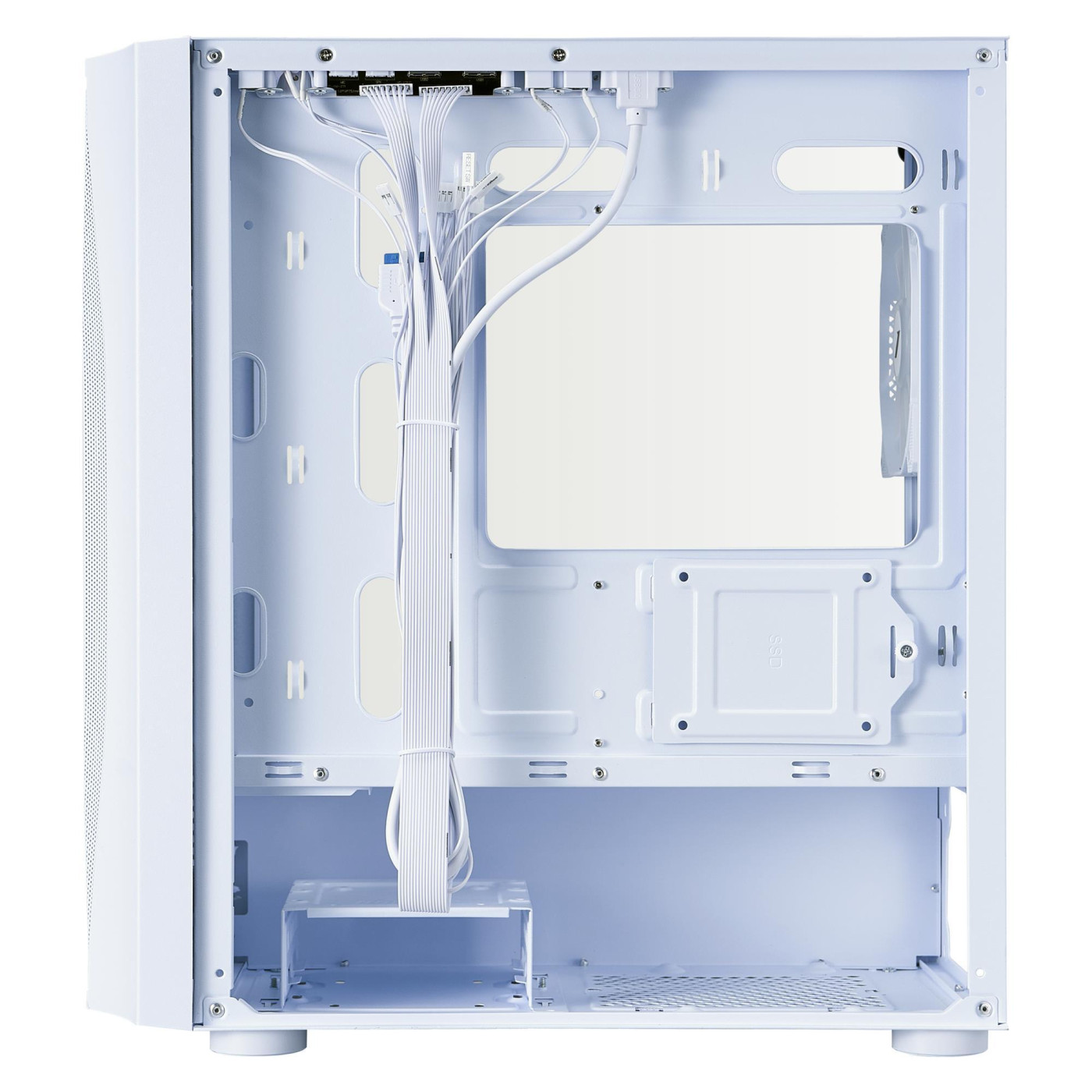 Корпус 1stPlayer X3-M-WH-4F1-W White без БЖ