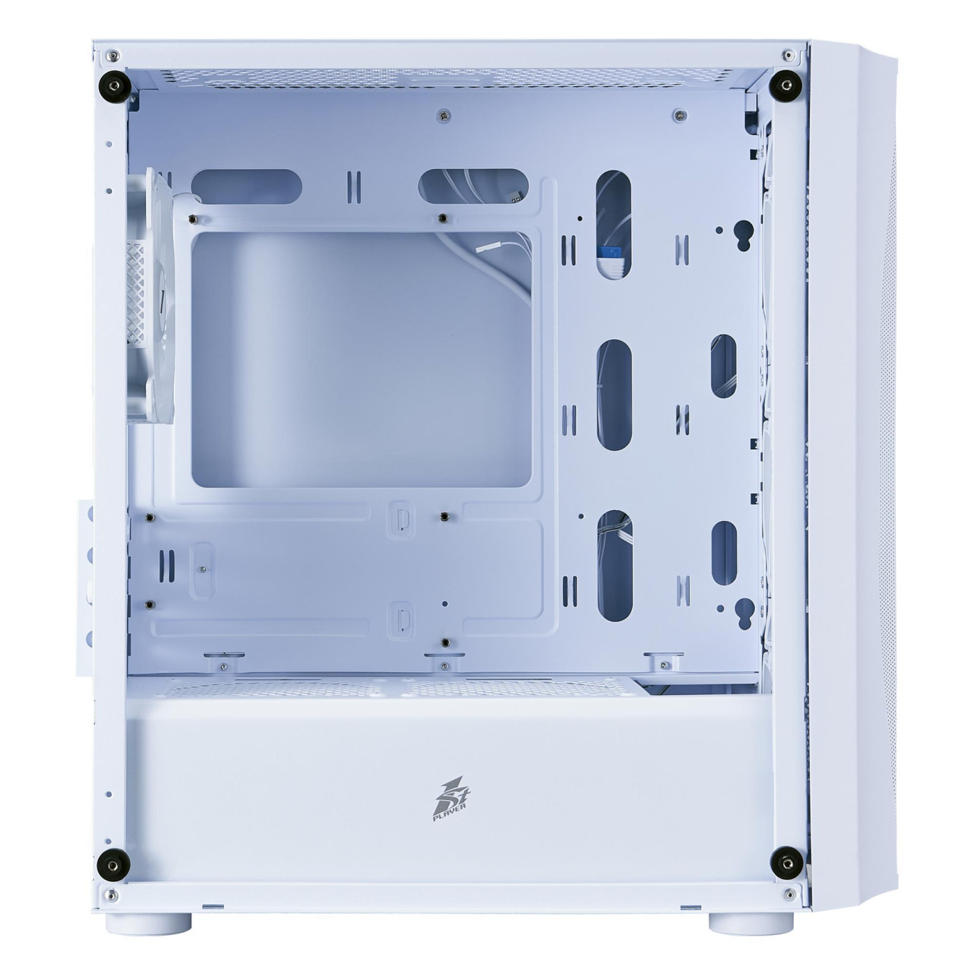 Корпус 1stPlayer X3-M-WH-4F1-W White без БЖ