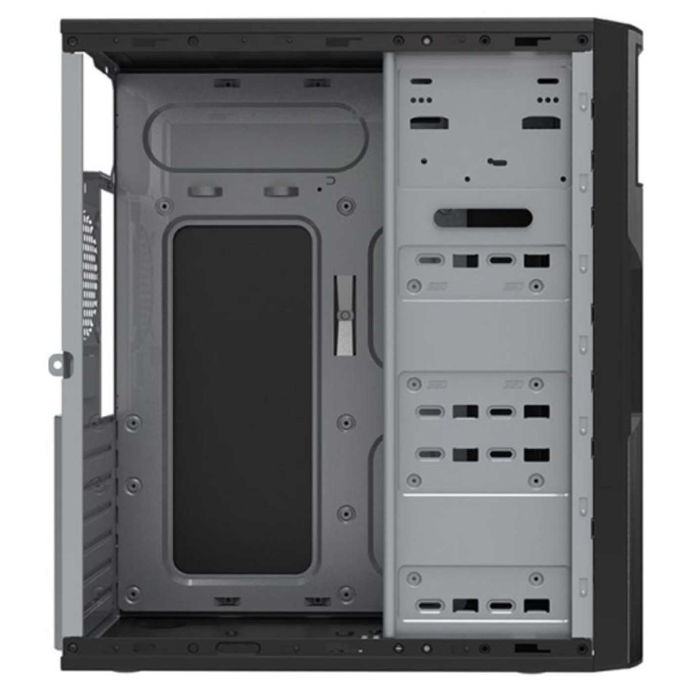 Корпус GameMax 400W Black (ET-211-400W-2U3)