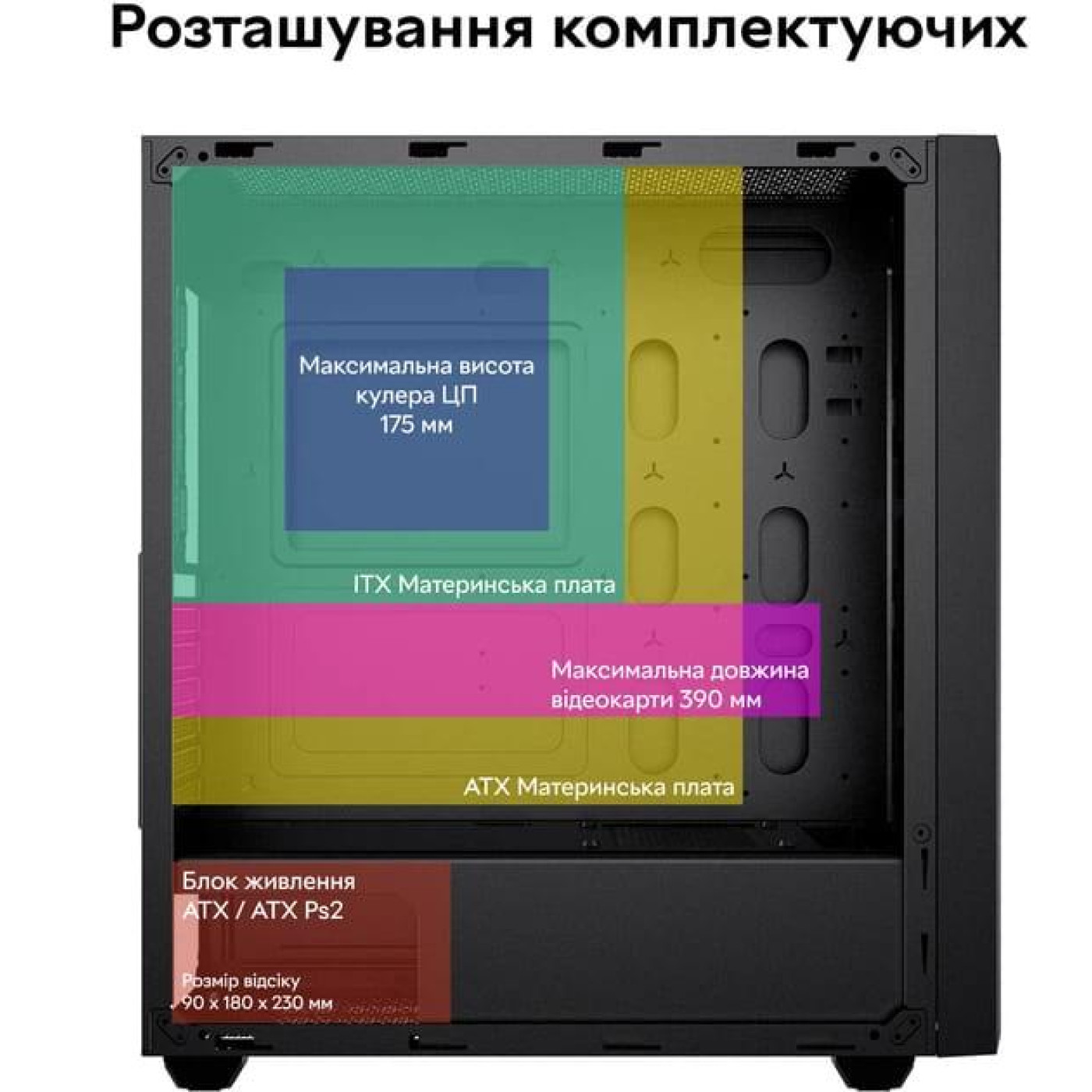 Корпус RZTK PcCooler Master RP300 Mesh ARGB 4F (RP300 Mesh) Б/у